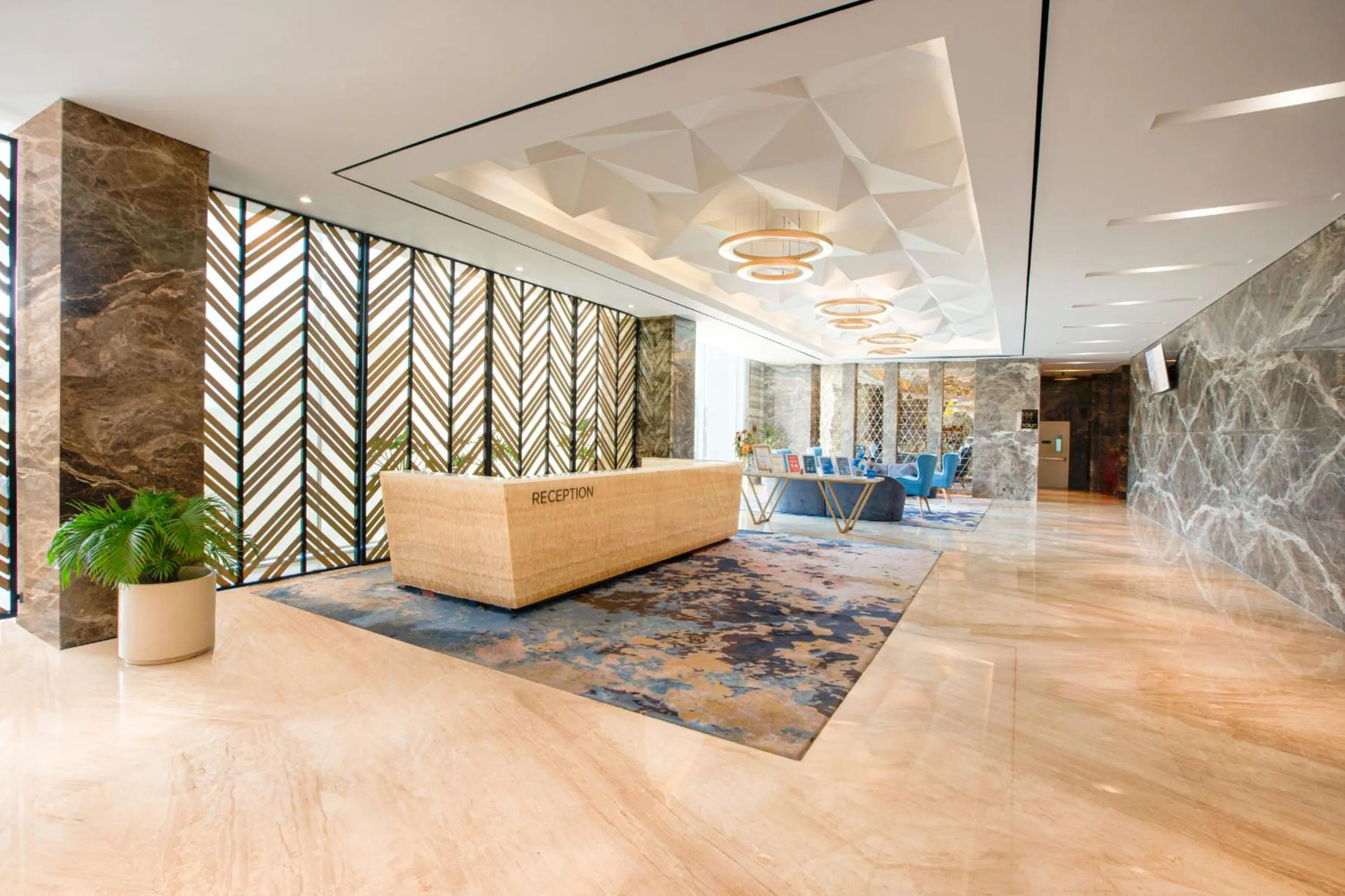 Lobby or reception in Grand Orchardz Hotel Kemayoran Jakarta