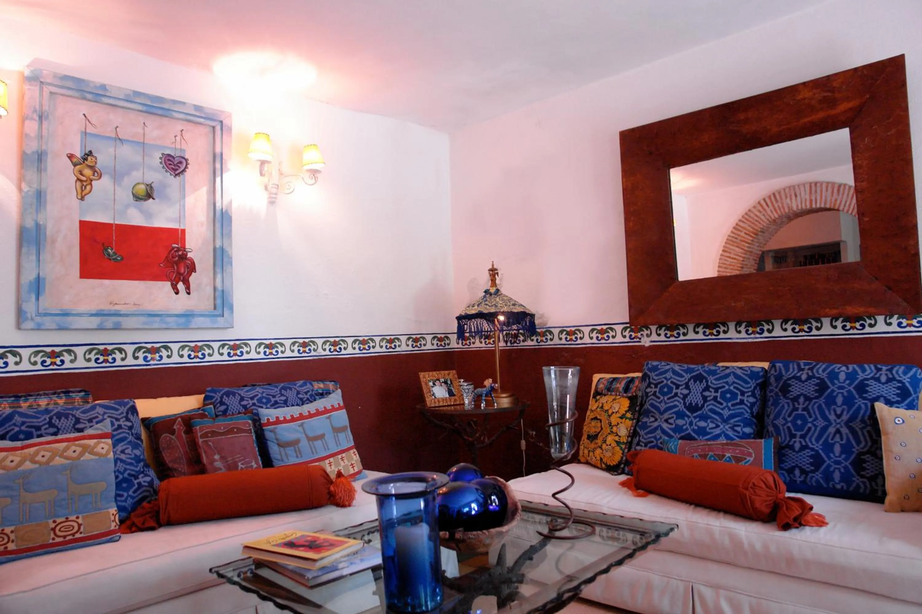 Living room in Suites Santo Domingo