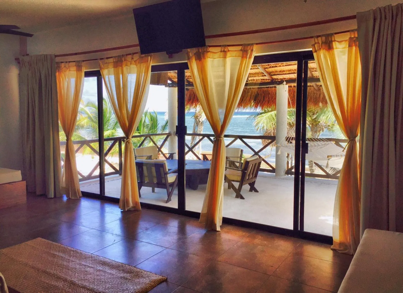 Sea view, Bed in Hotel Luna De Plata Mahahual