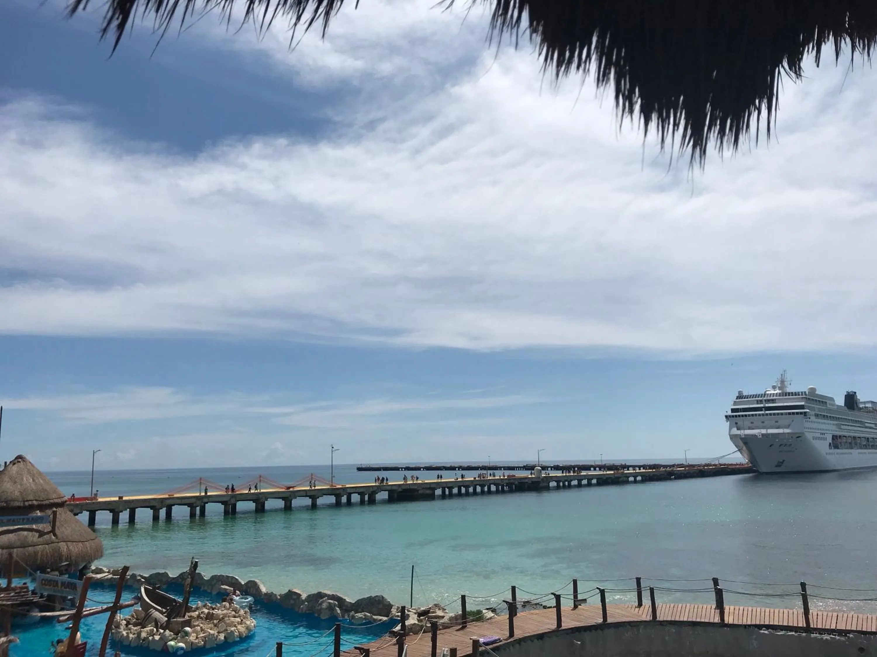 Aqua park in Hotel Luna De Plata Mahahual