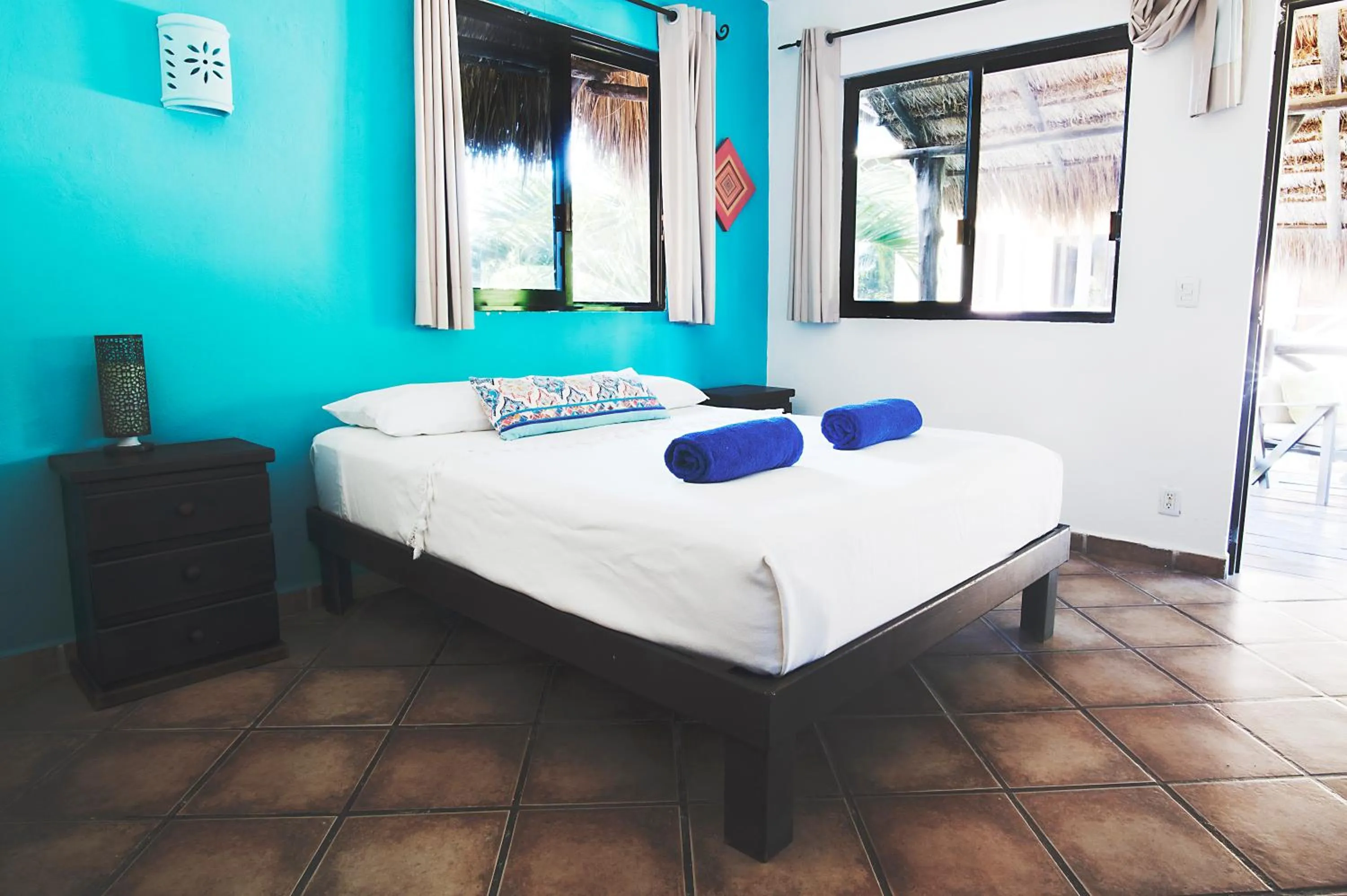 Bed in Hotel Luna De Plata Mahahual