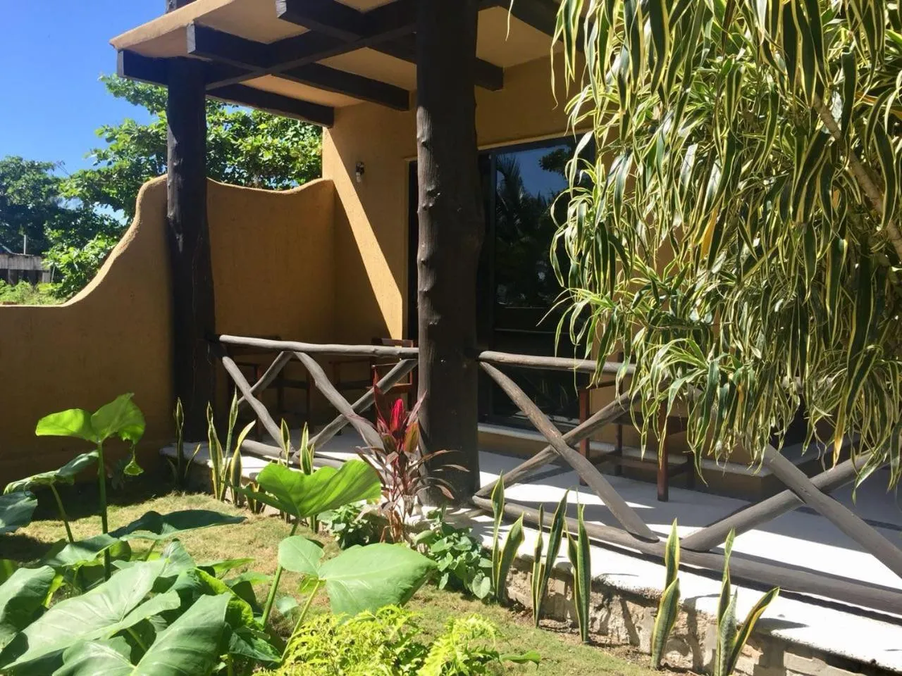 Garden in Hotel Luna De Plata Mahahual