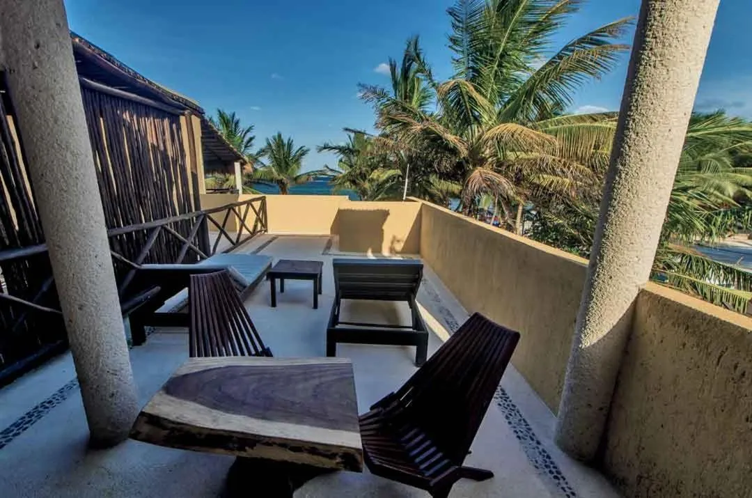 Balcony/Terrace in Hotel Luna De Plata Mahahual