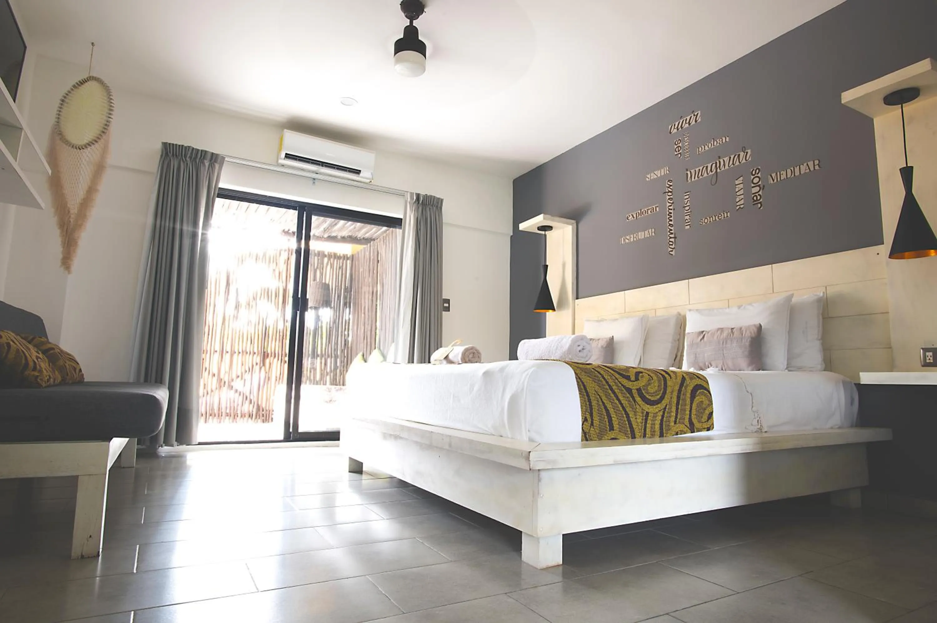 Photo of the whole room, Bed in Hotel Luna De Plata Mahahual