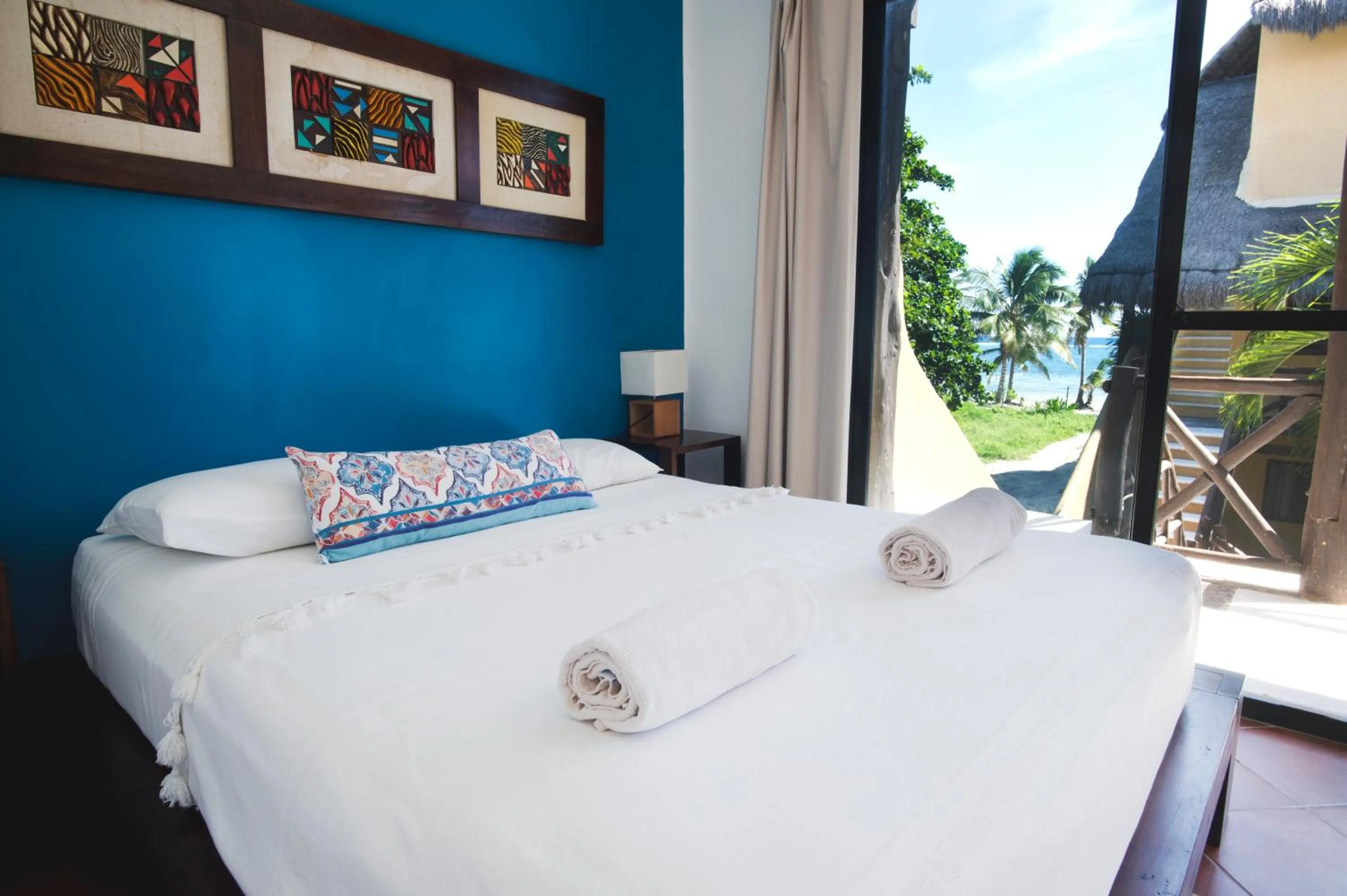 Bed in Hotel Luna De Plata Mahahual