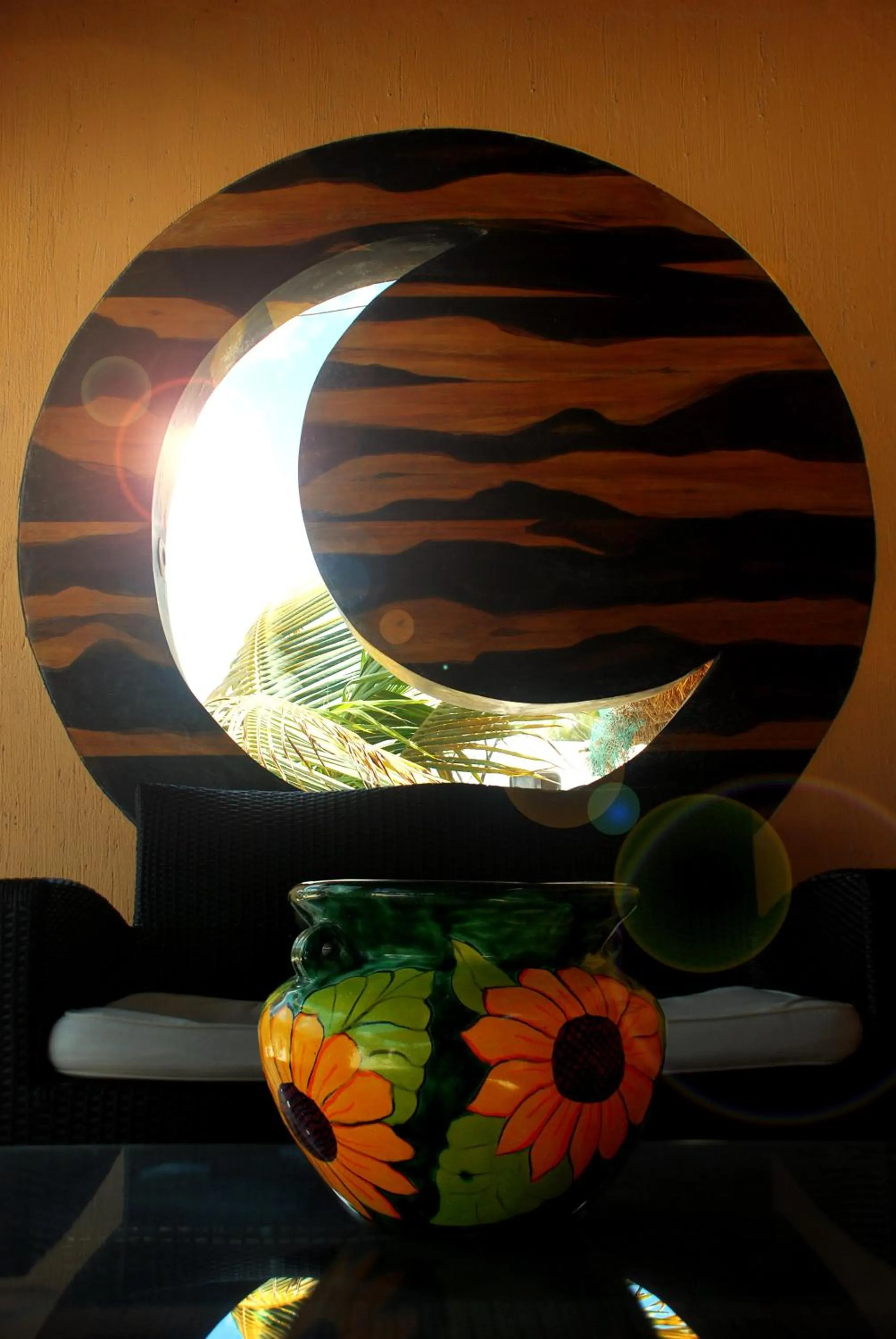 Decorative detail in Hotel Luna De Plata Mahahual