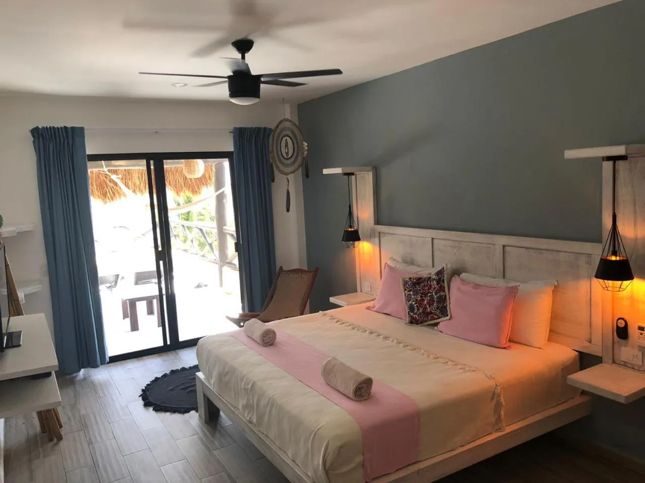 Bed in Hotel Luna De Plata Mahahual