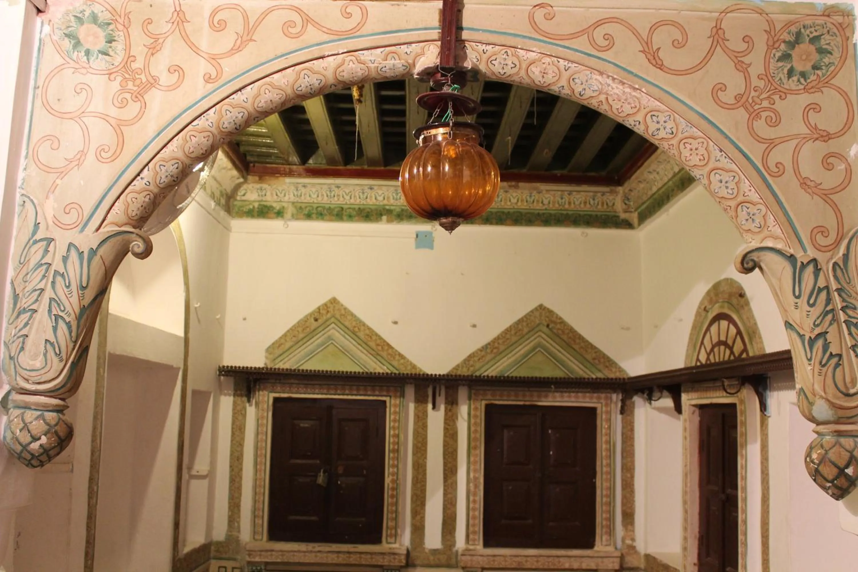 Decorative detail in Kesar Heritage Boutique Home Stay