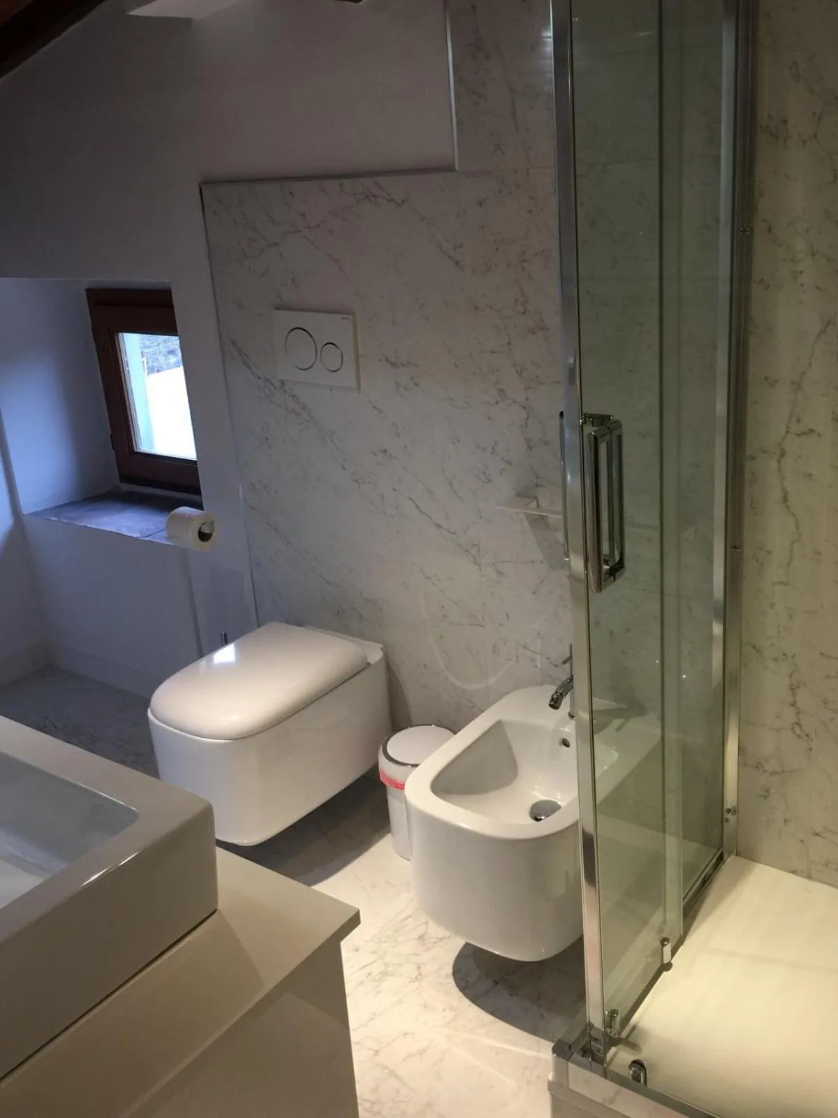 Bathroom in Rocca Palazzaccio