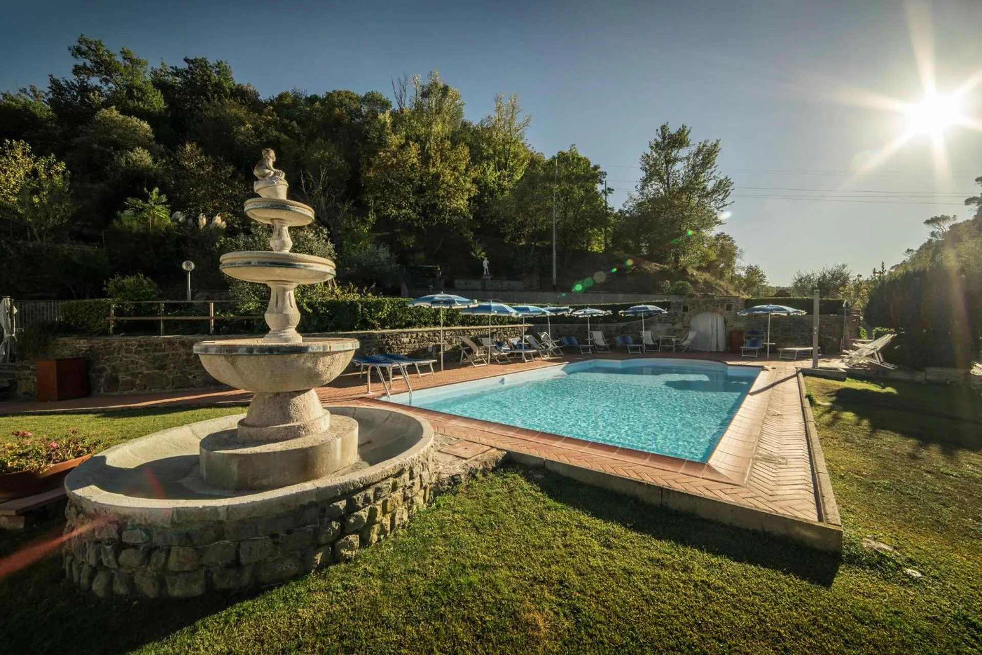 Swimming pool in Rocca Palazzaccio