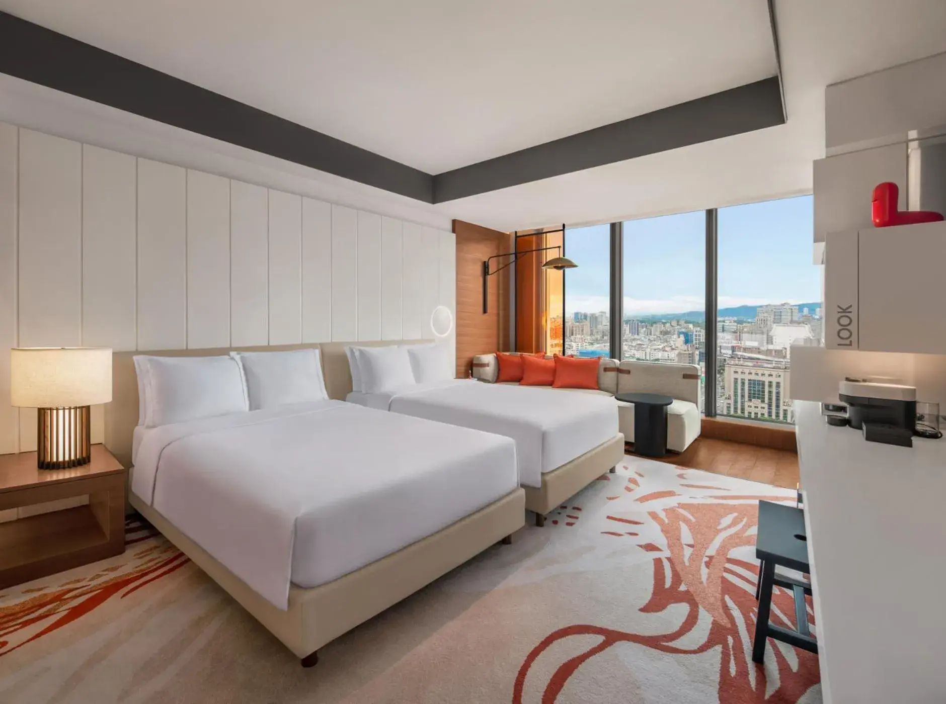 Wonderful Room, Guest room, 2 Double, City view in W Taipei Wonderful Room, Guest room, 2 Double, City view in W Taipei