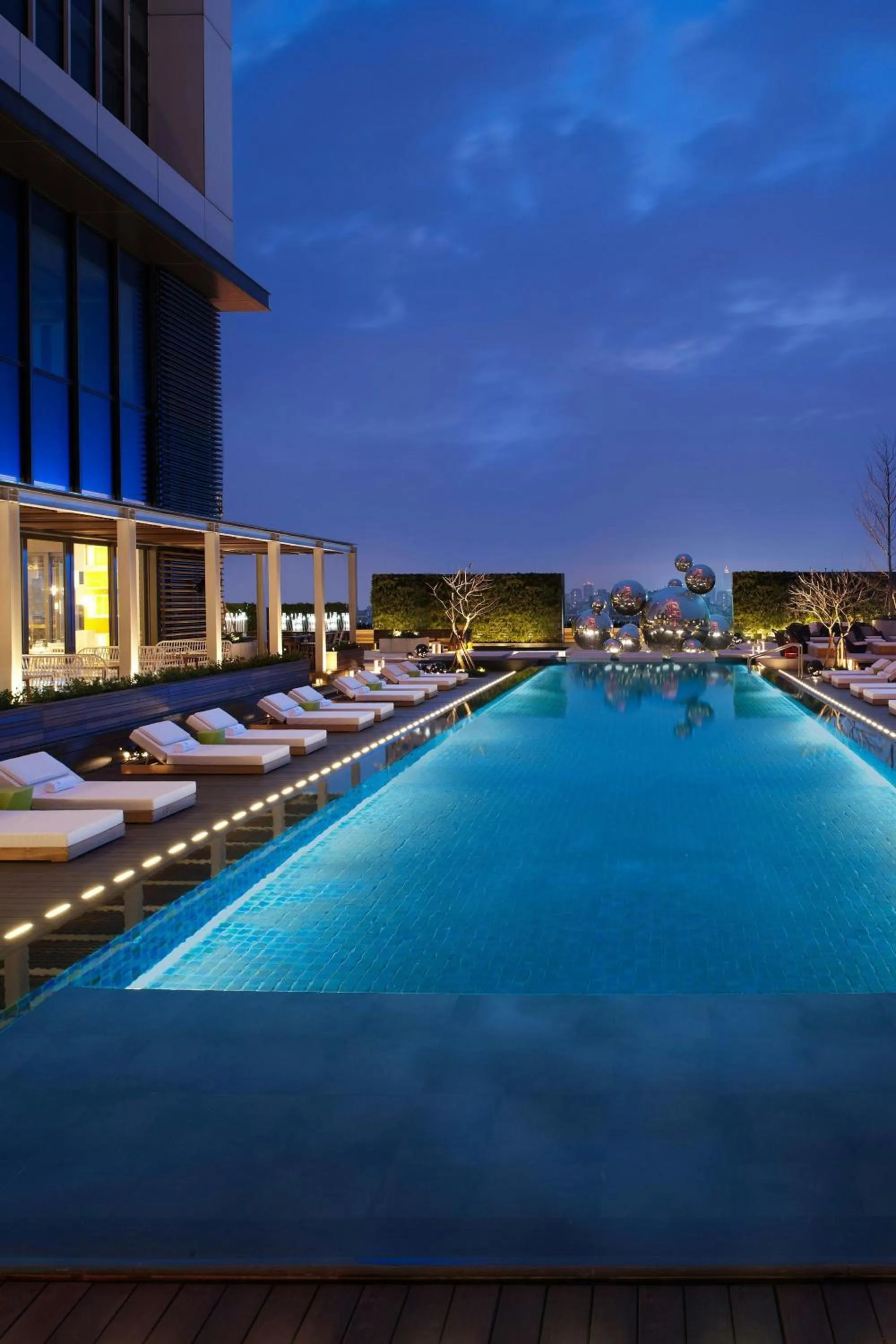 Swimming pool in W Taipei