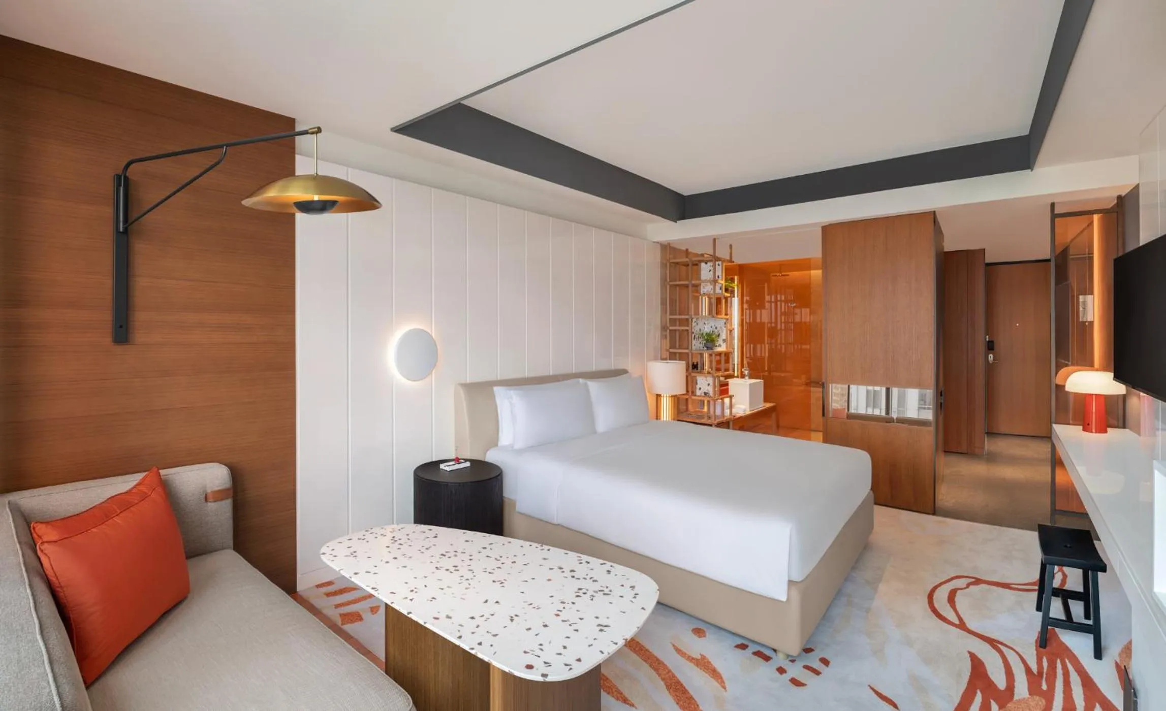 Bedroom, Bed in W Taipei