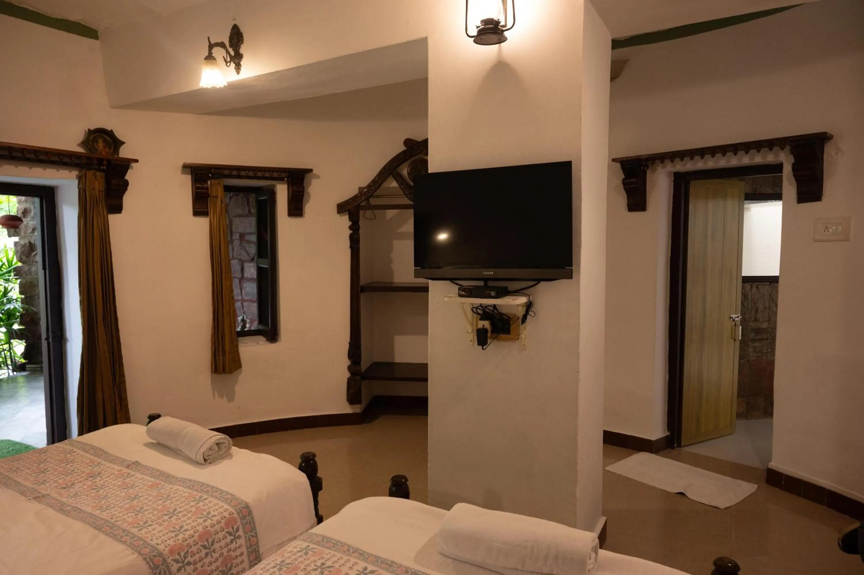 Bed in Mandore Guest House