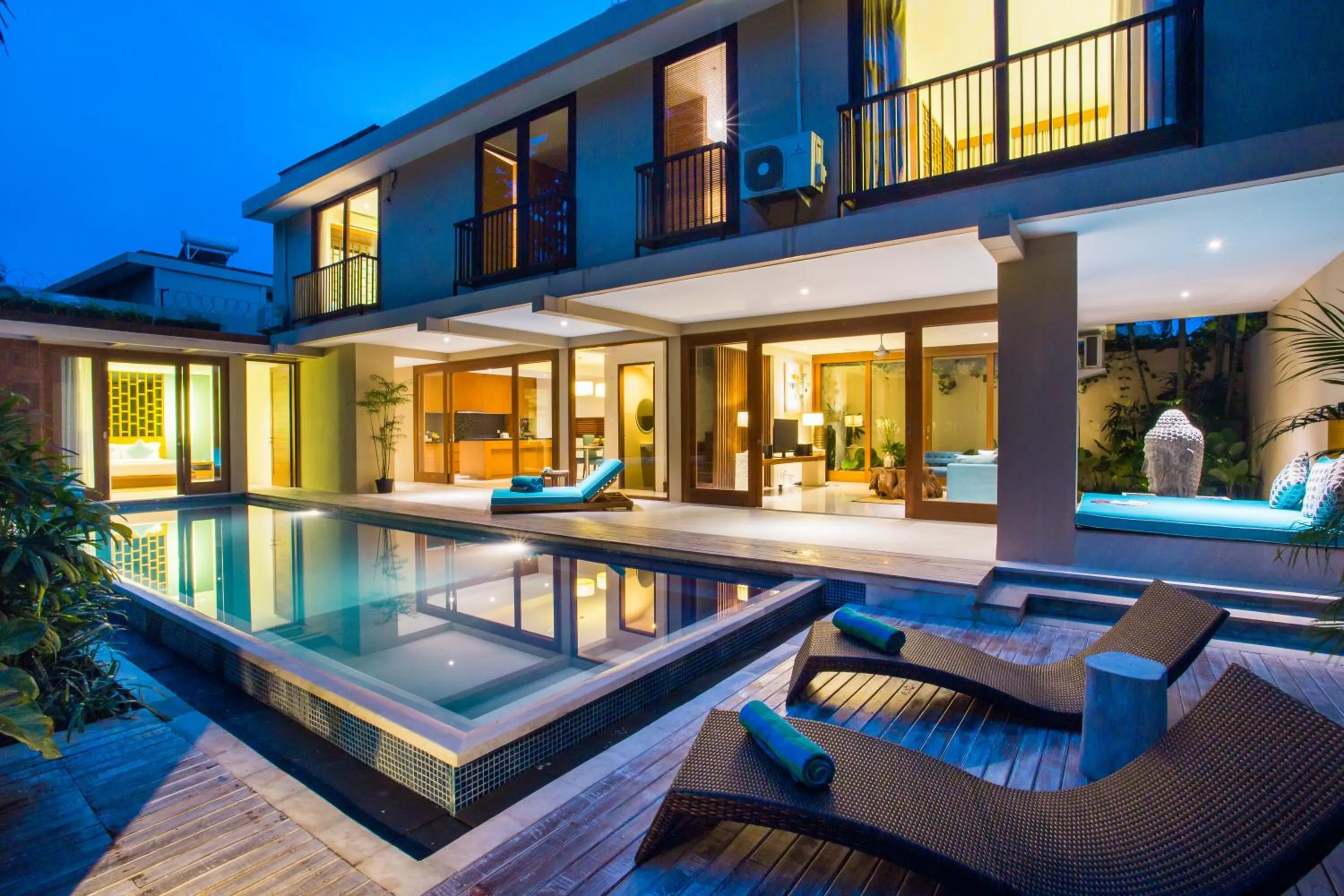 Pool view in Maca Villas and Residence Umalas