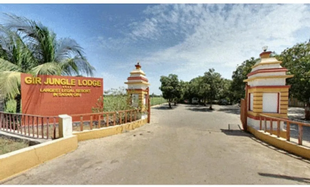 Facade/entrance in Gir Jungle Lodge