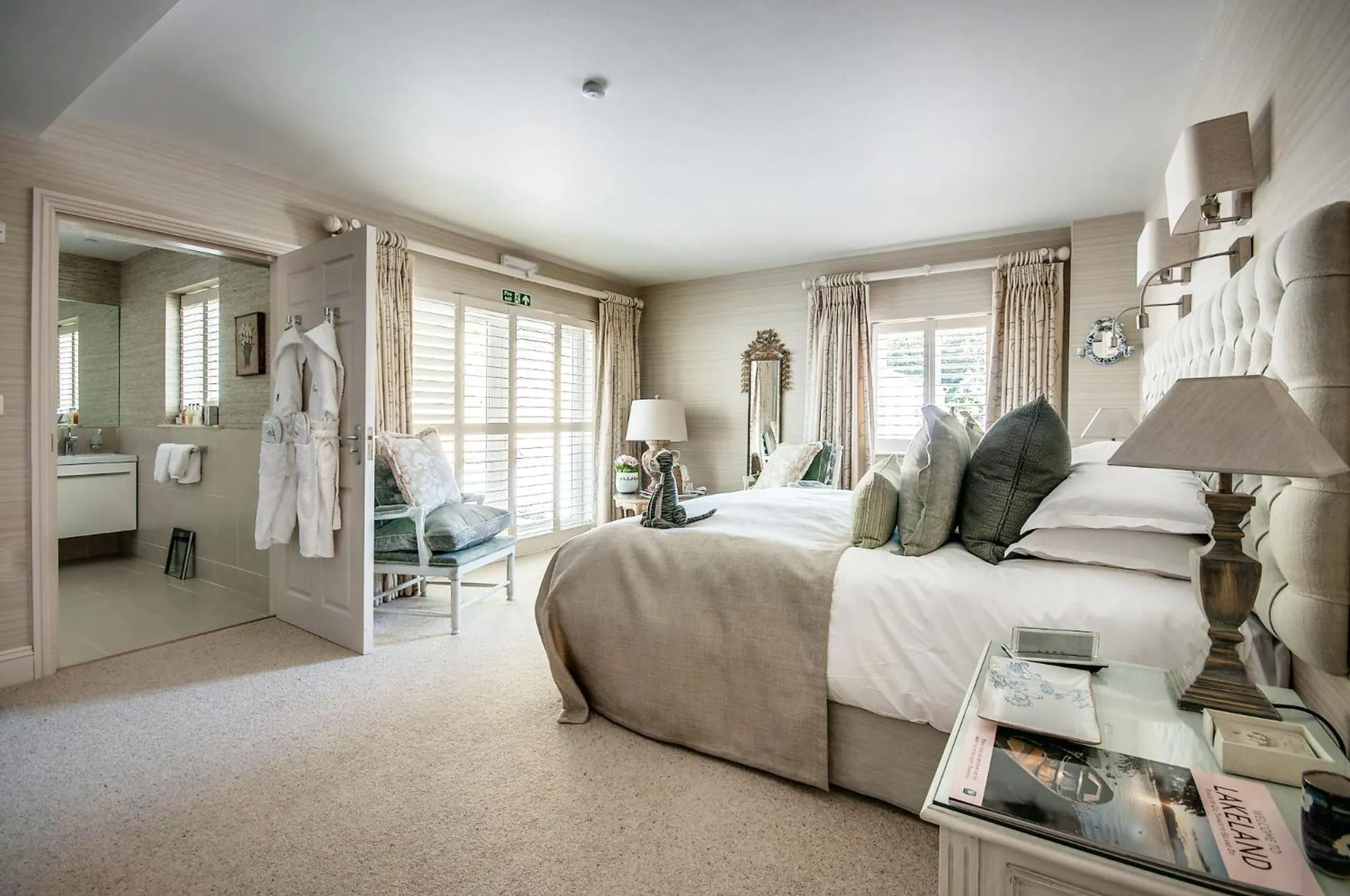 Bed in Gilpin Hotel & Lake House