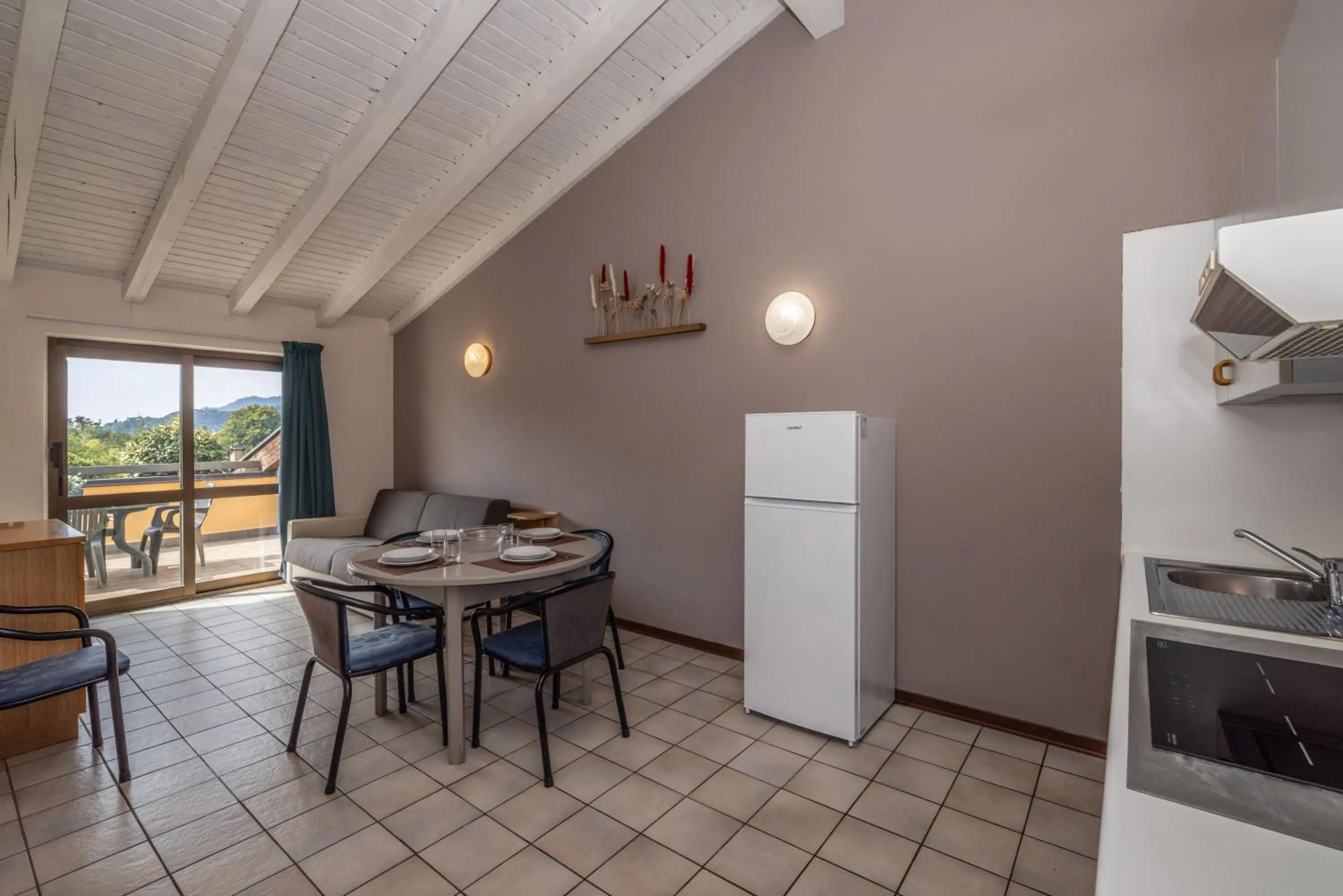 Kitchen or kitchenette in Hotel Residence Campi