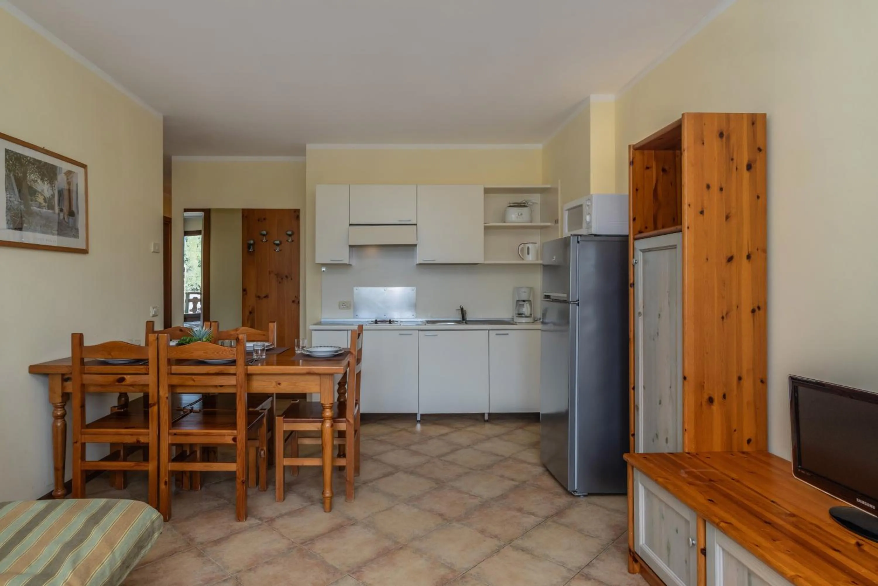Kitchen or kitchenette in Hotel Residence Campi