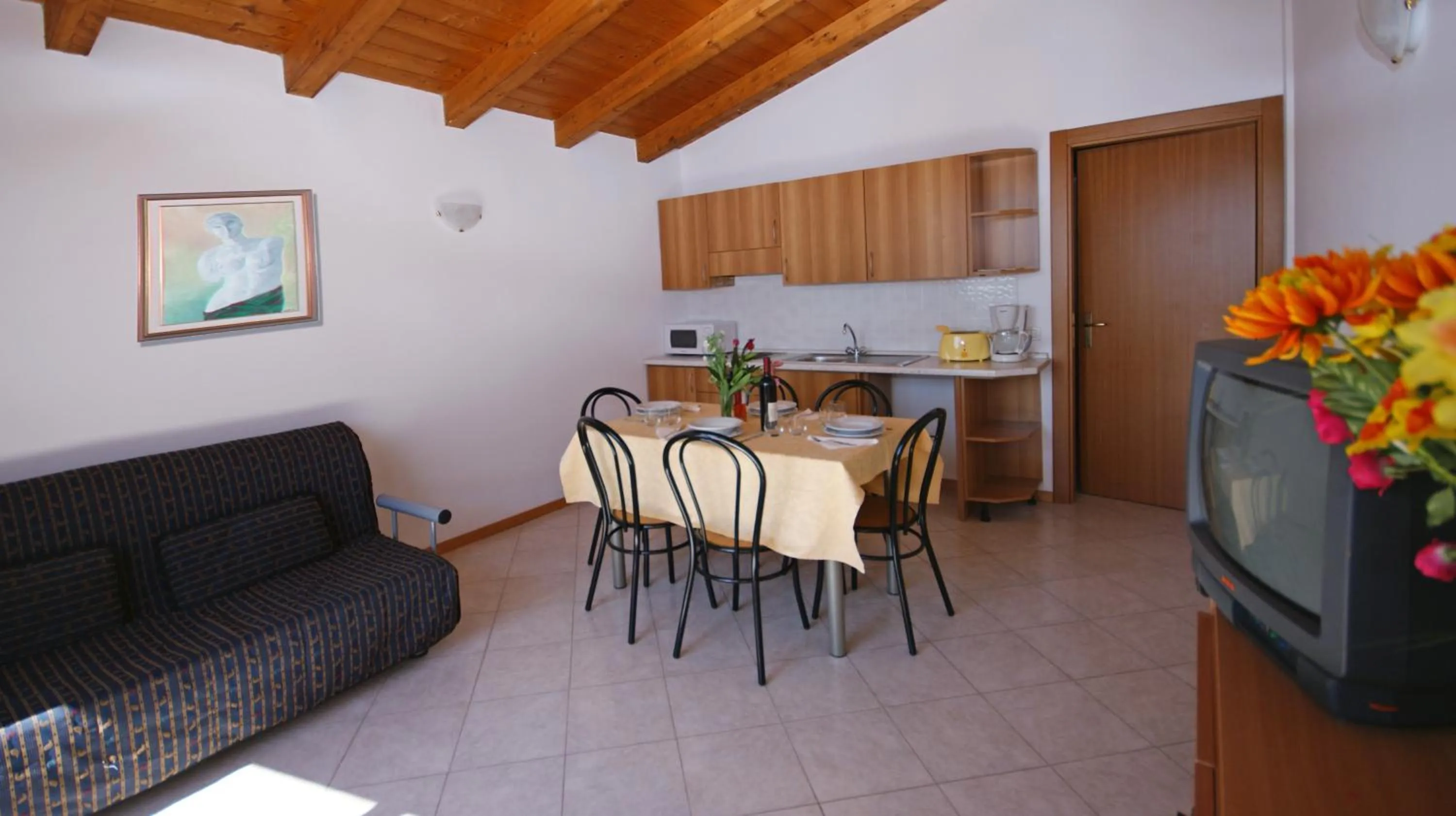 Kitchen or kitchenette in Hotel Residence Campi
