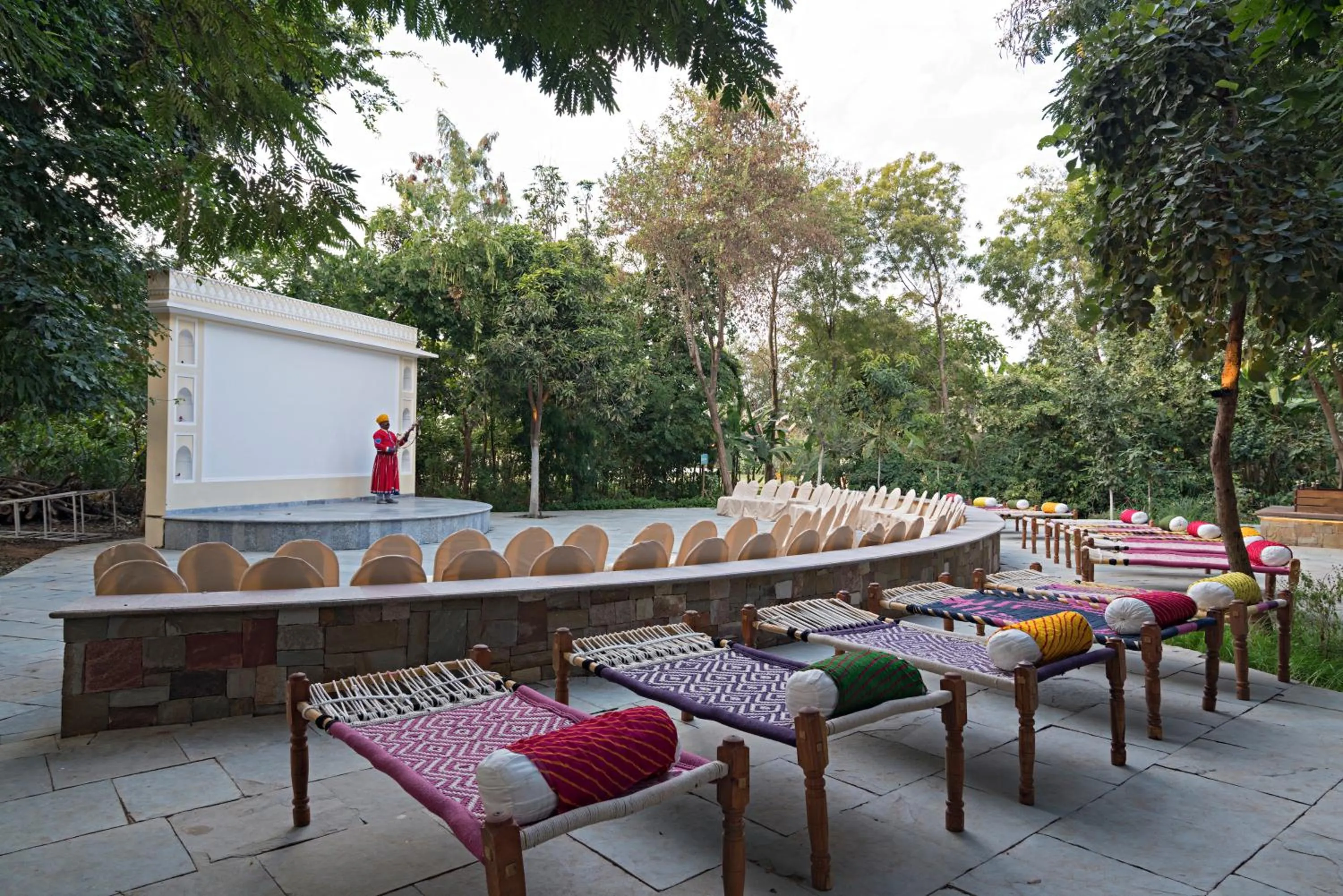 Patio in Nahargarh Ranthambhore