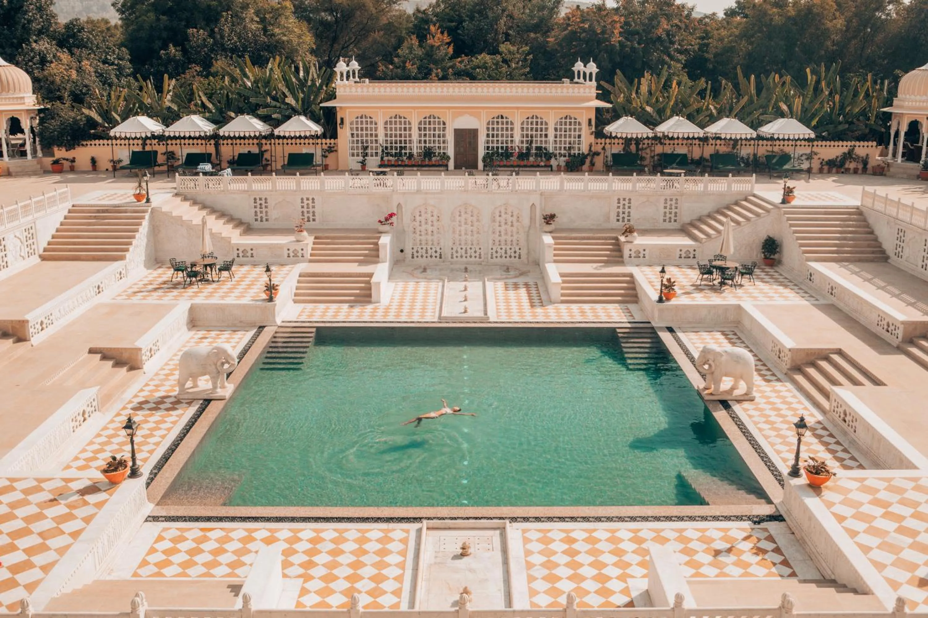 Swimming pool in Nahargarh Ranthambhore