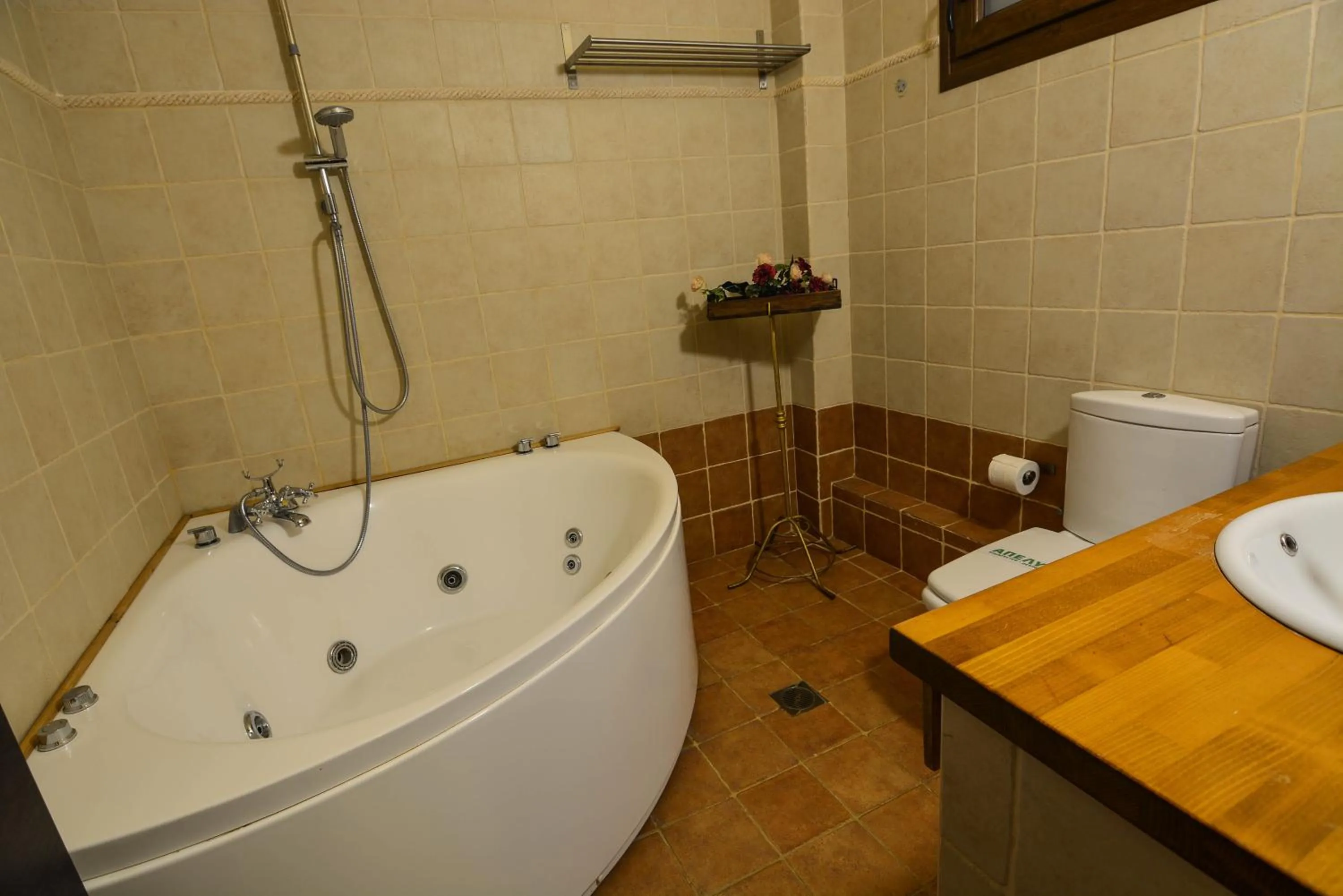 Bathroom in Trikalon Muses Art Suites