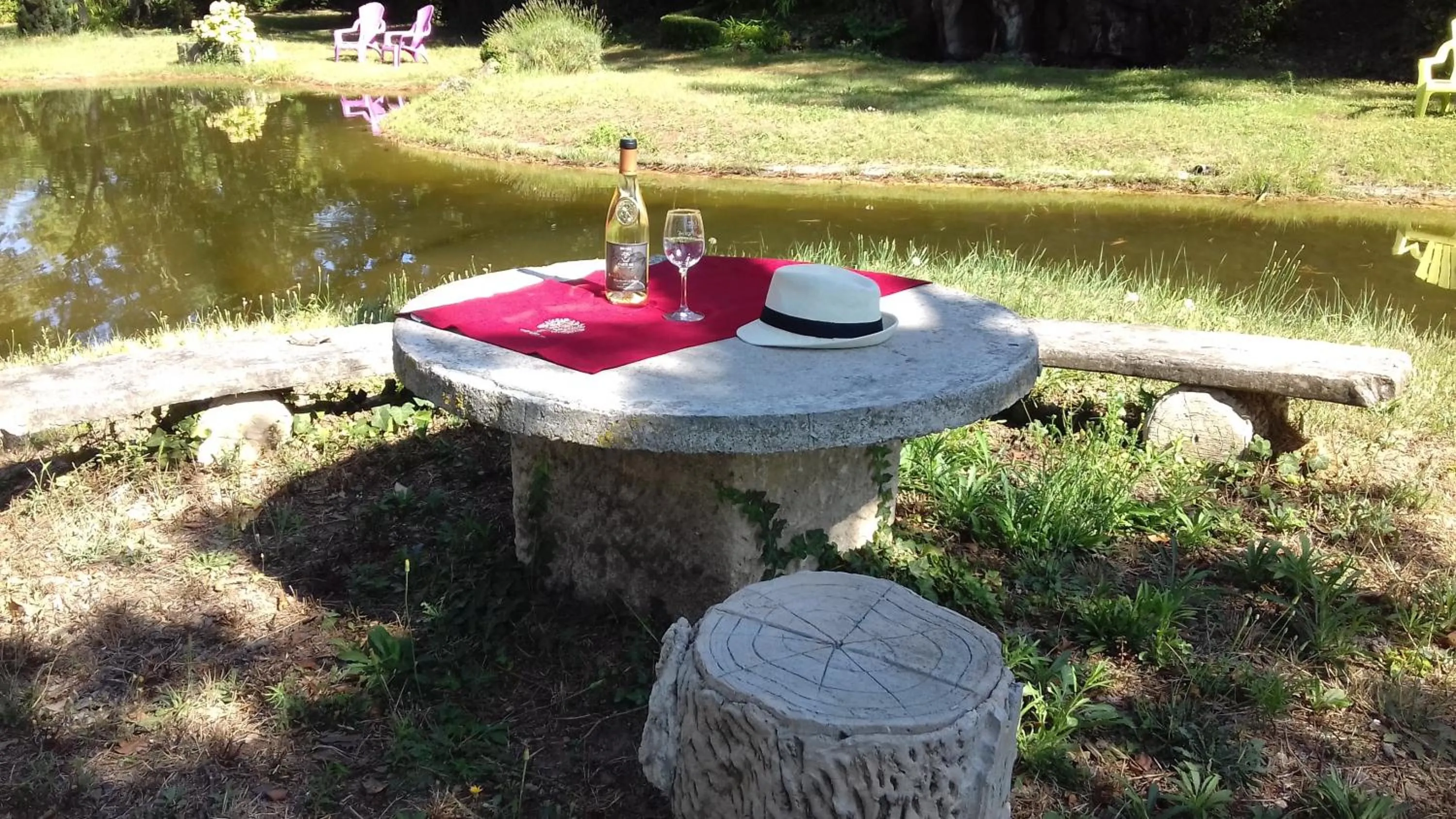 Garden in Domaine de Bellevue CHAMBRE D'HÔTES