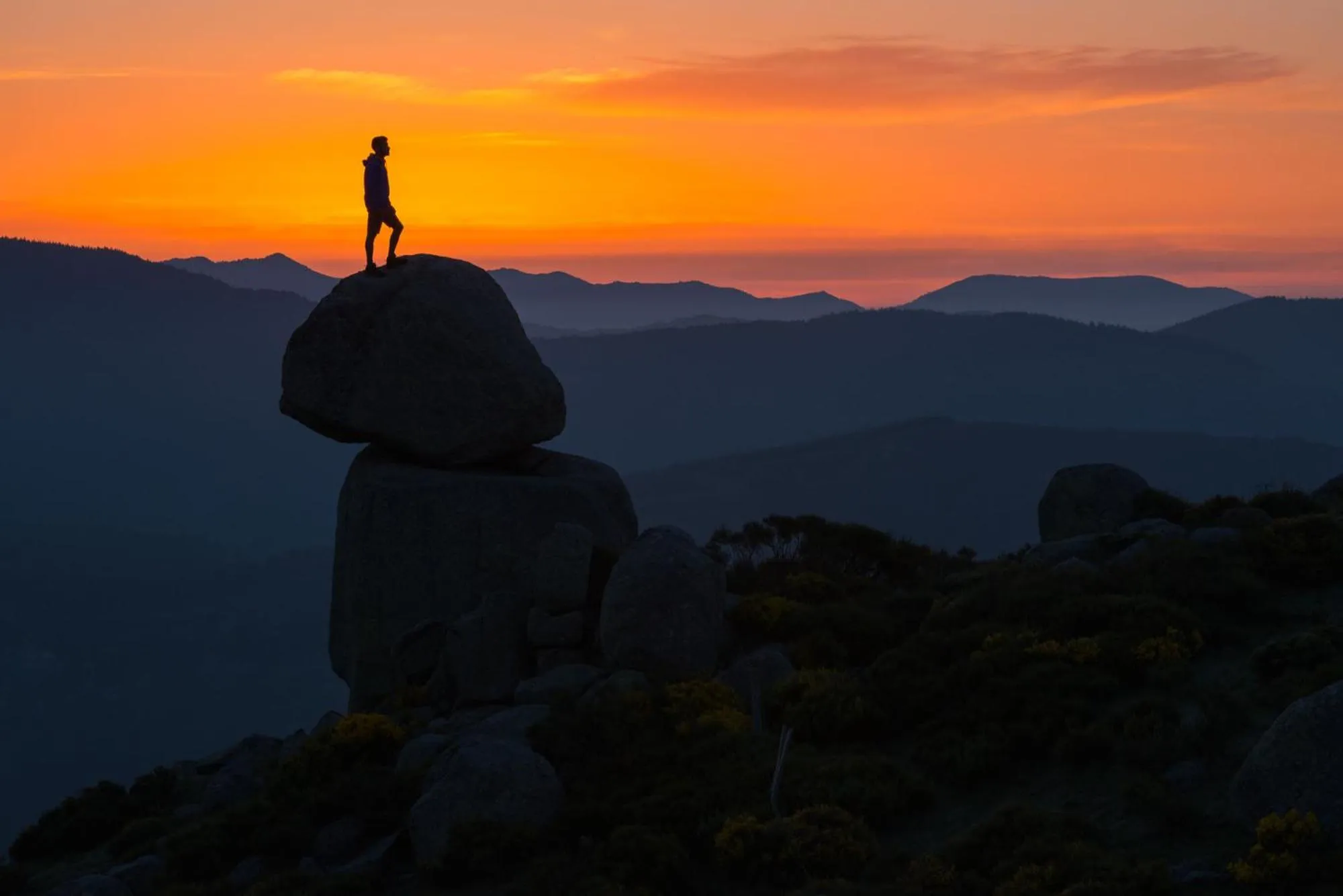 Natural landscape in Le Mas des Monèdes
