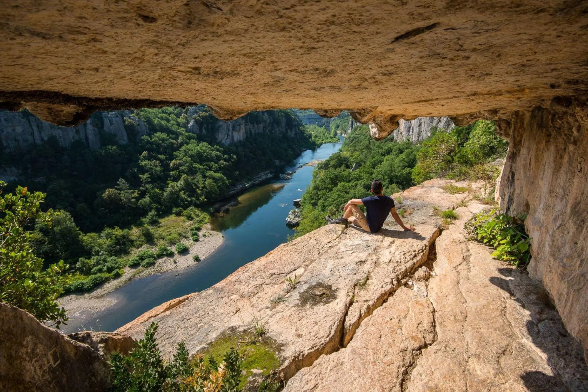 Natural landscape in Le Mas des Monèdes