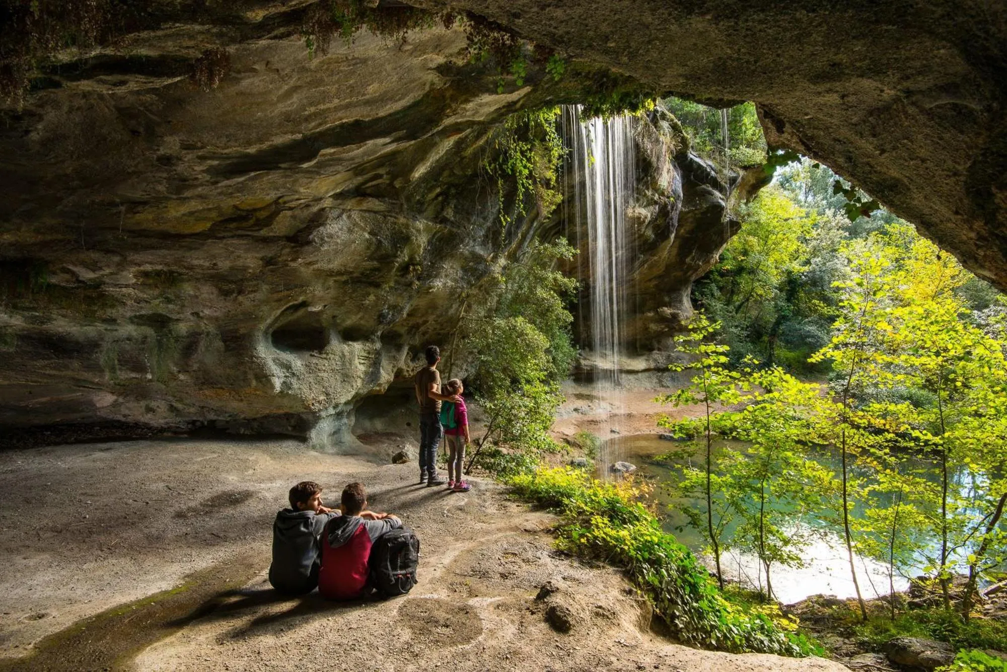 Natural landscape in Le Mas des Monèdes