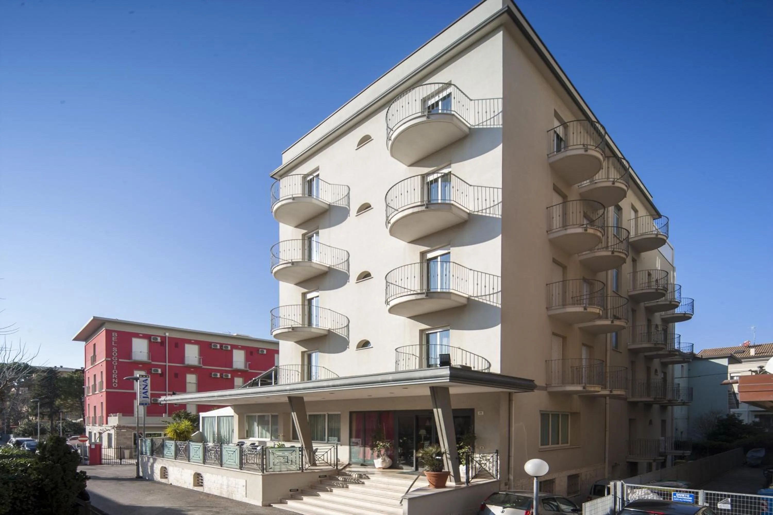 Property building in Hotel Jana