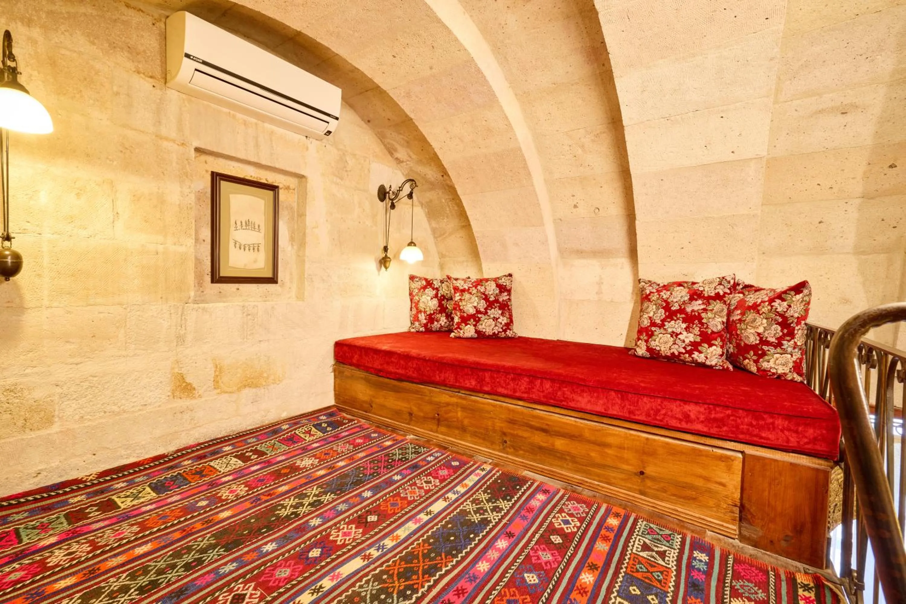 air conditioner, Bed in Mithra Cave Cappadocia