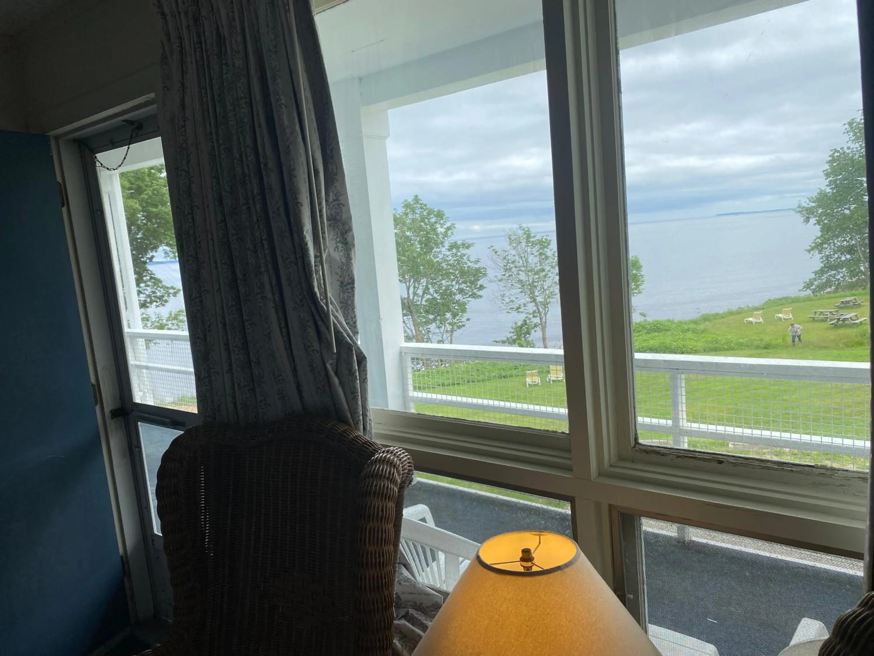 Balcony/Terrace in High Tide Inn on the Ocean, Motel and Cottages