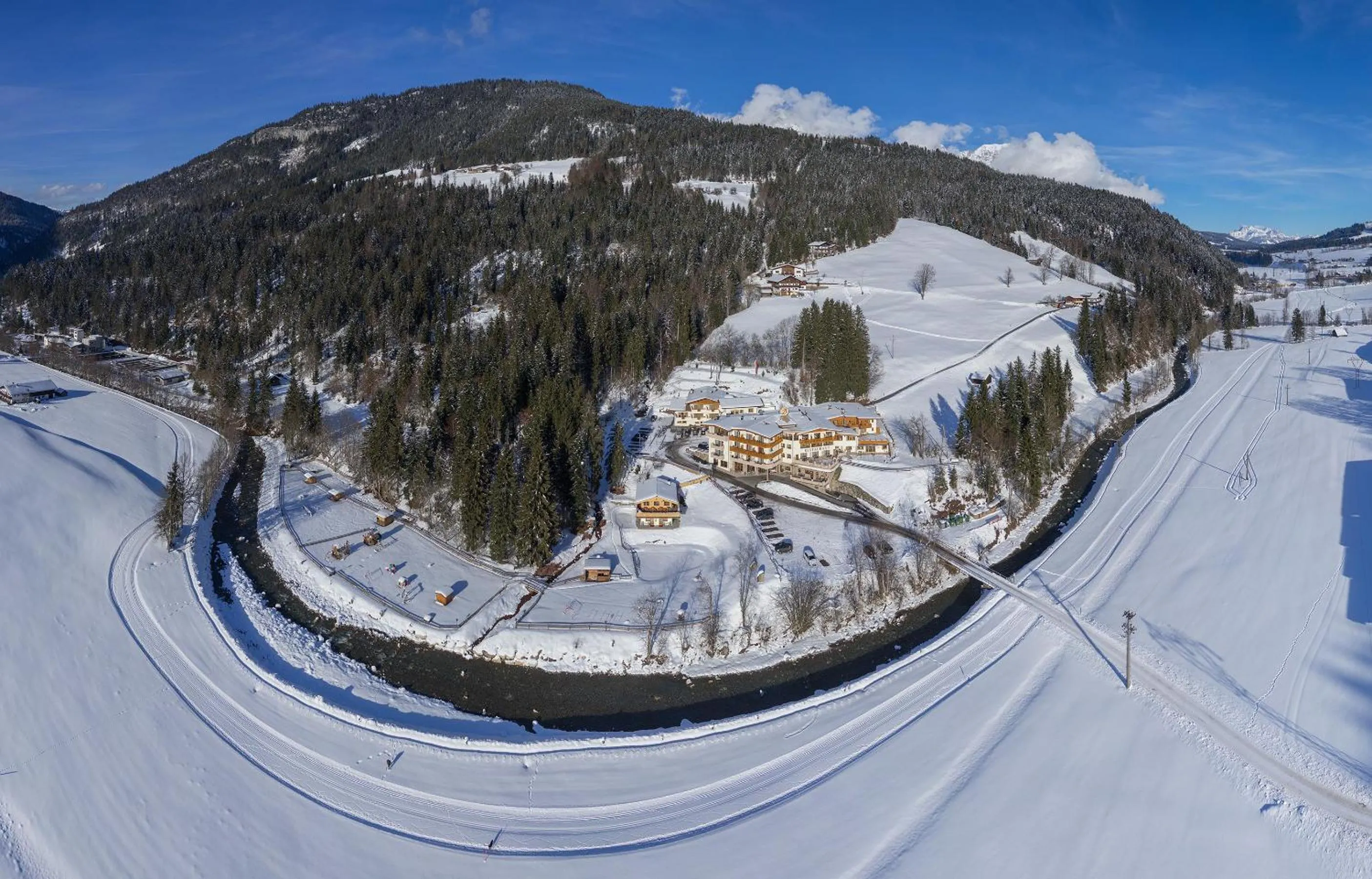 Bird's eye view in Hotel Berghof