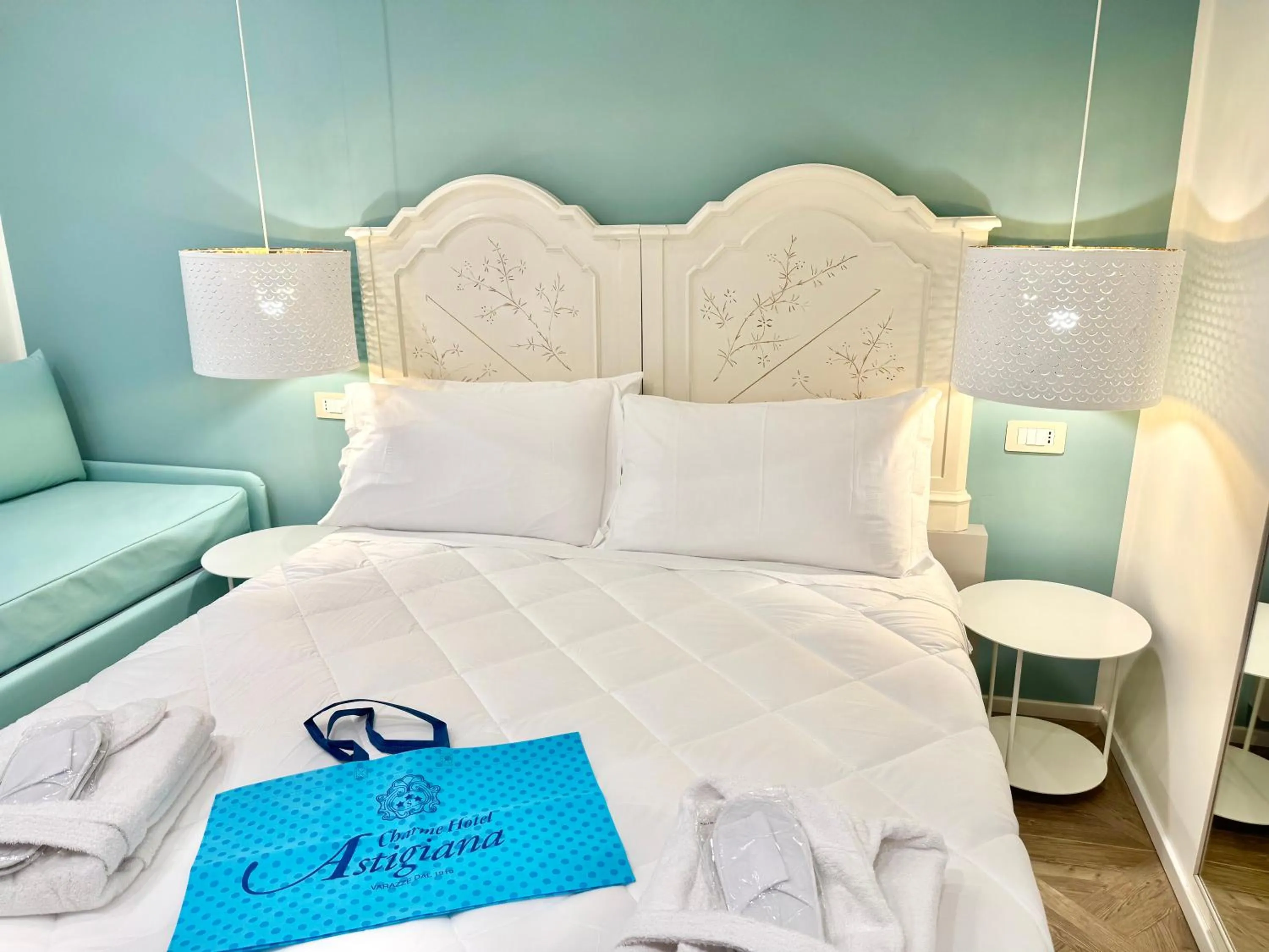 Bed in Hotel Astigiana & Appartamenti