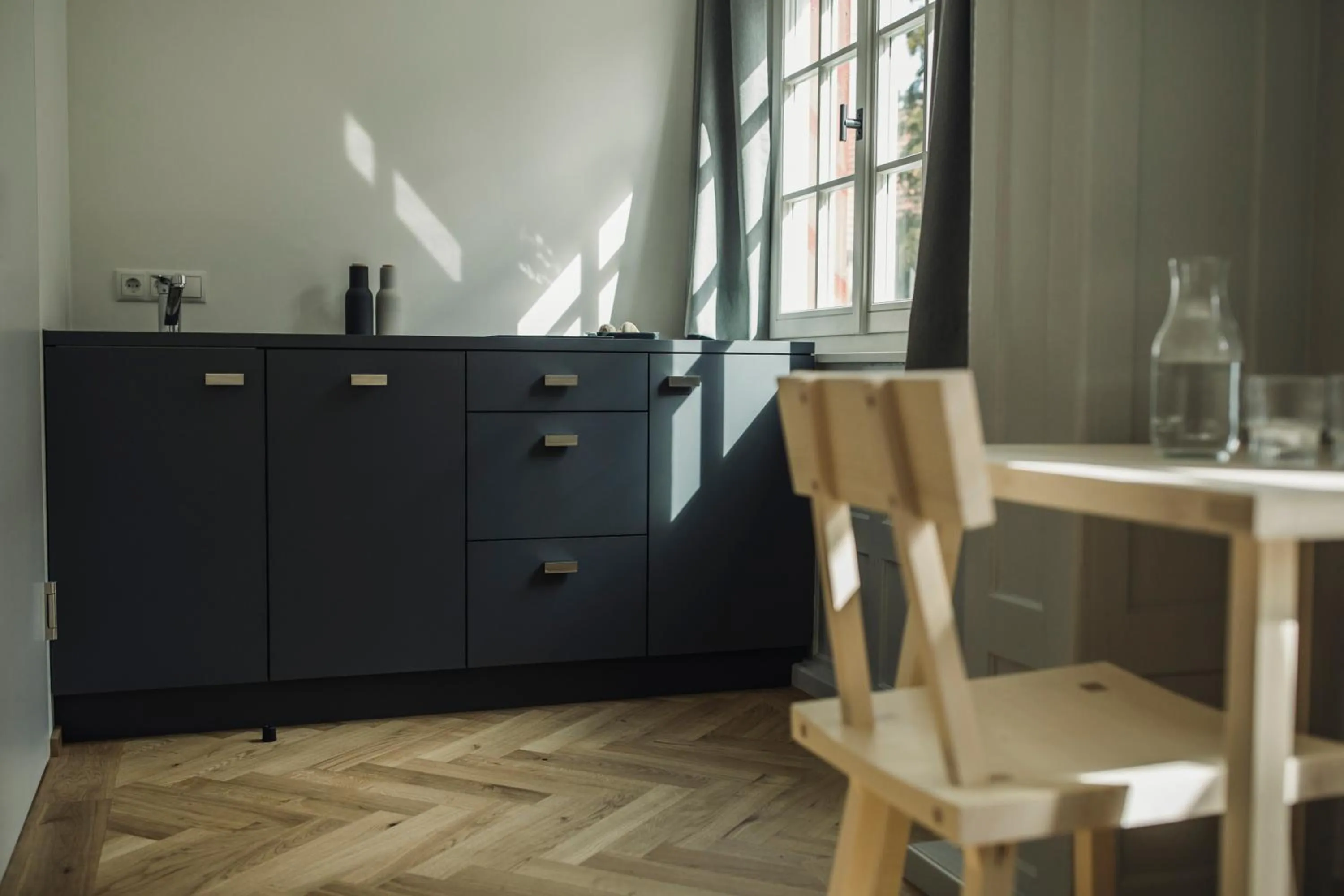 Dining area in Krone Hard - self check-in