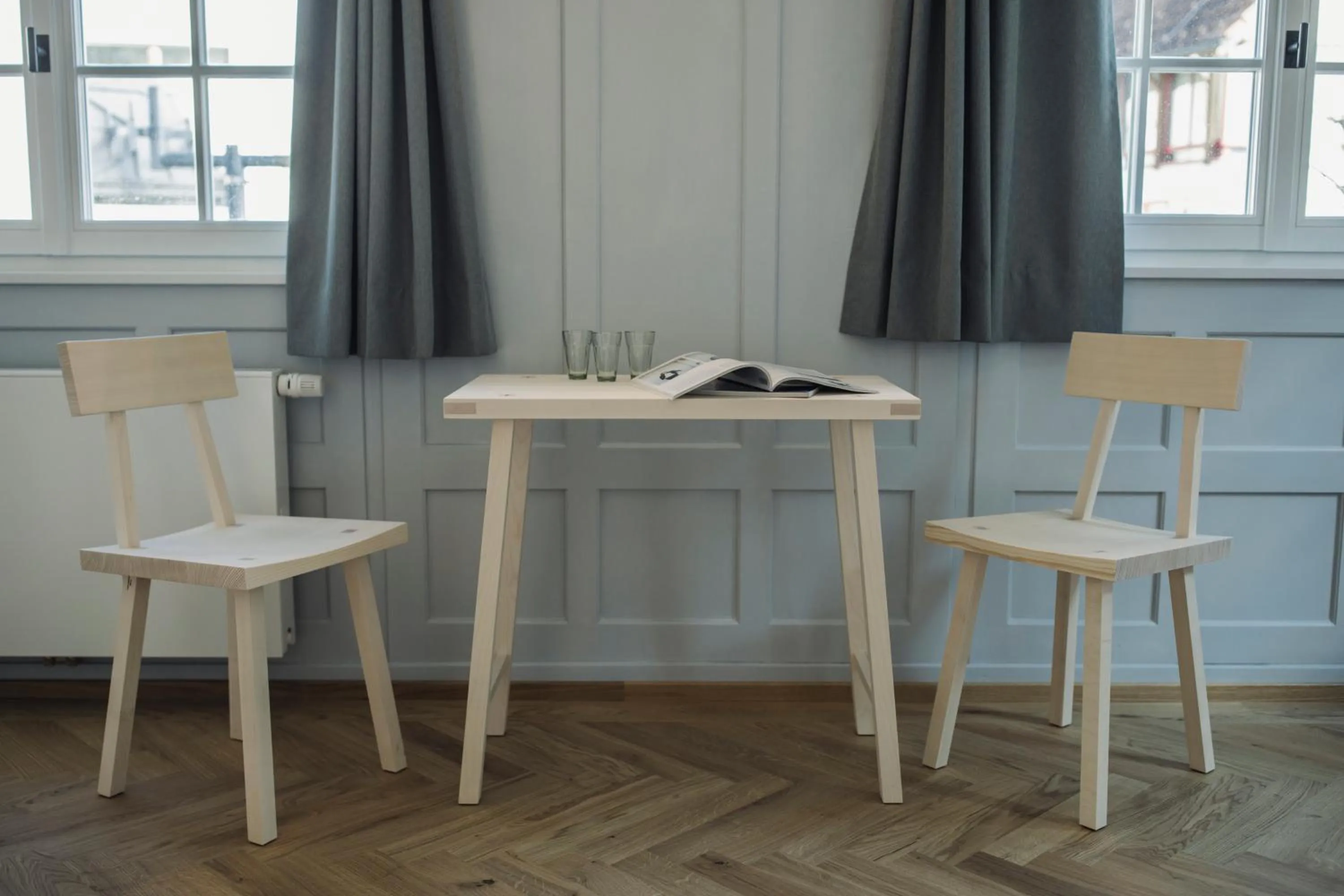Seating area in Krone Hard - self check-in