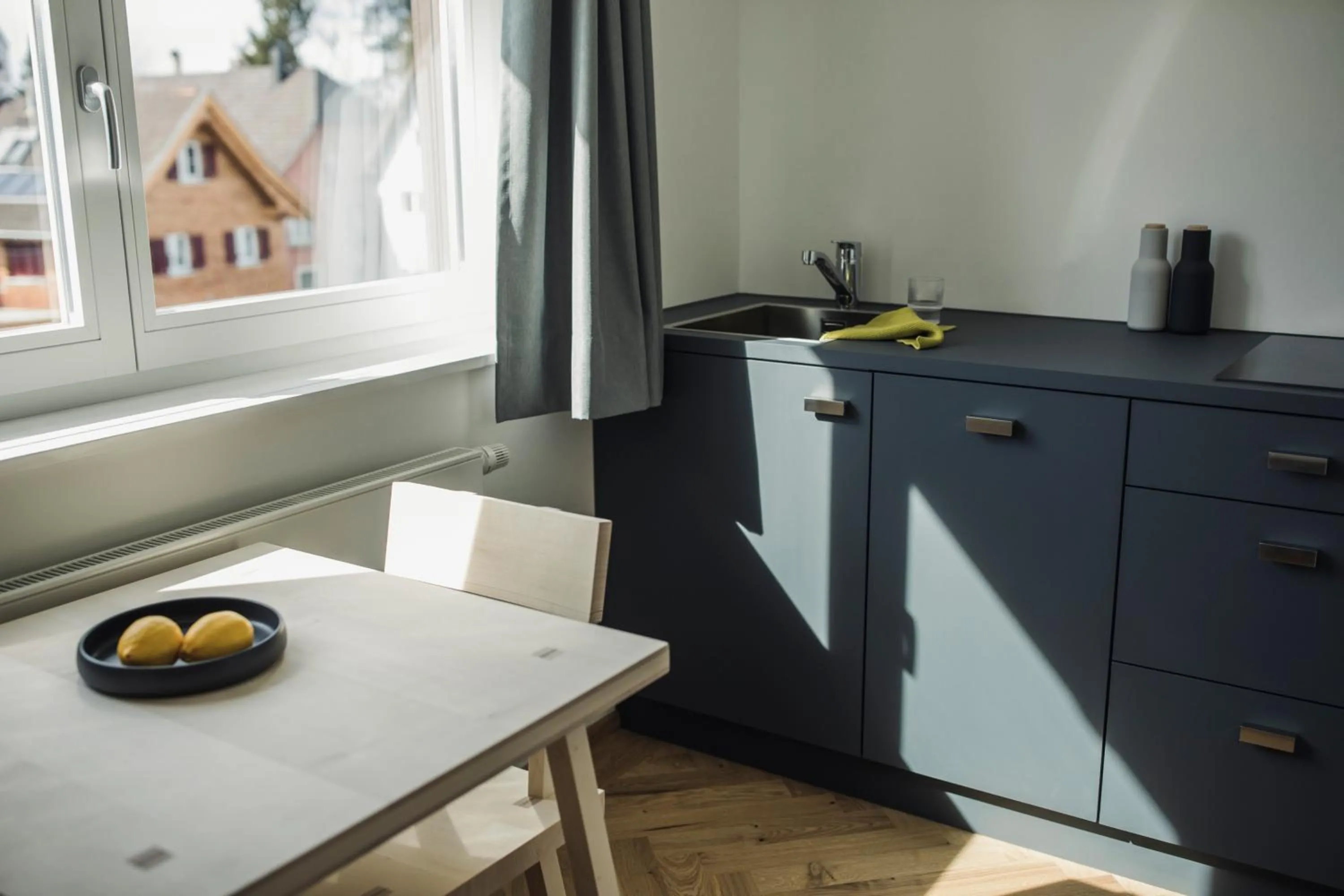 Dining area in Krone Hard - self check-in