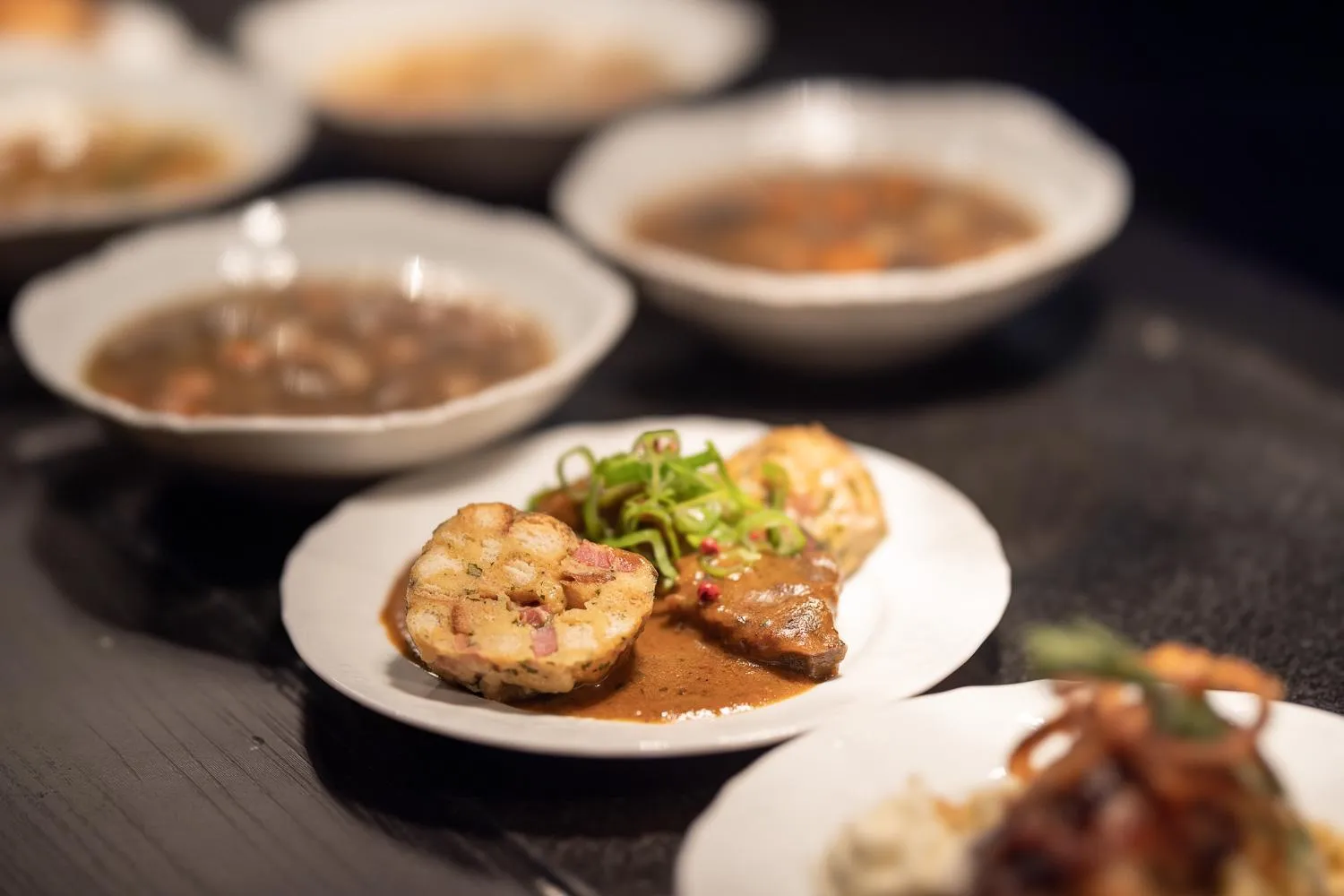 Restaurant/places to eat in Pytloun Boutique Hotel Prague