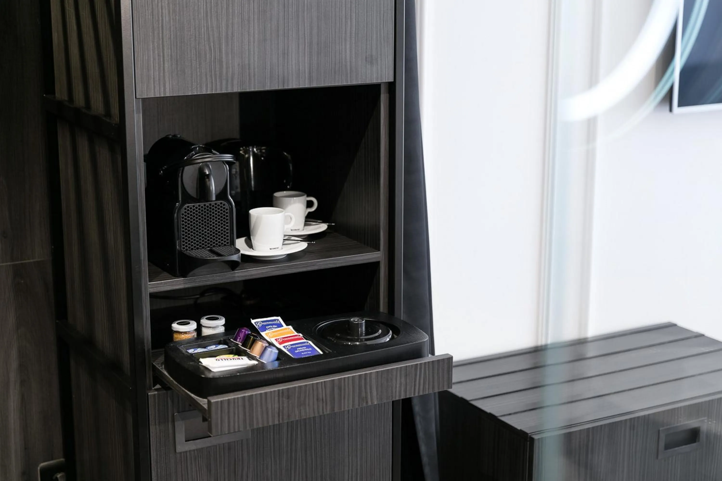 Coffee/tea facilities in Pytloun Boutique Hotel Prague