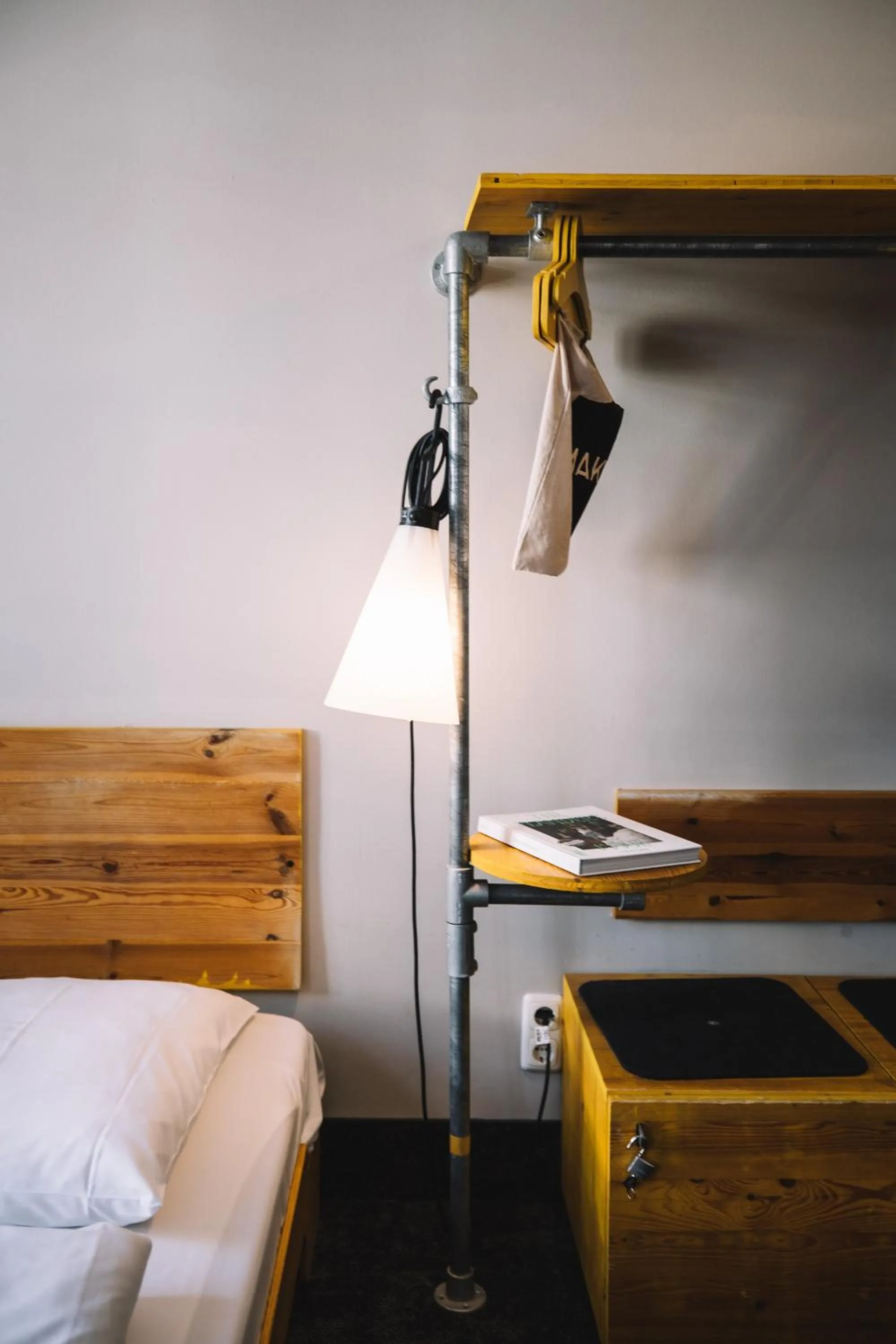 Decorative detail, Bed in Superbude Hamburg St Pauli