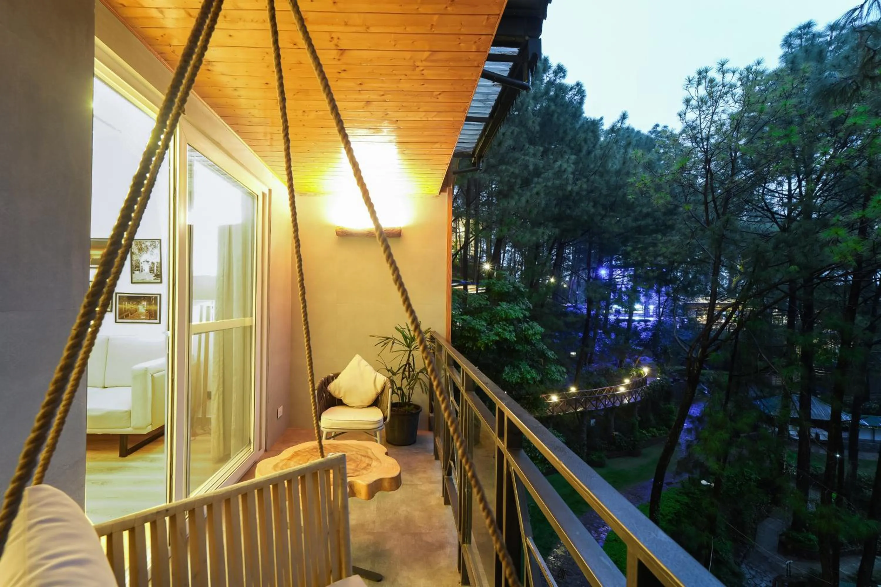Balcony/Terrace in Kasauli Hills Resort