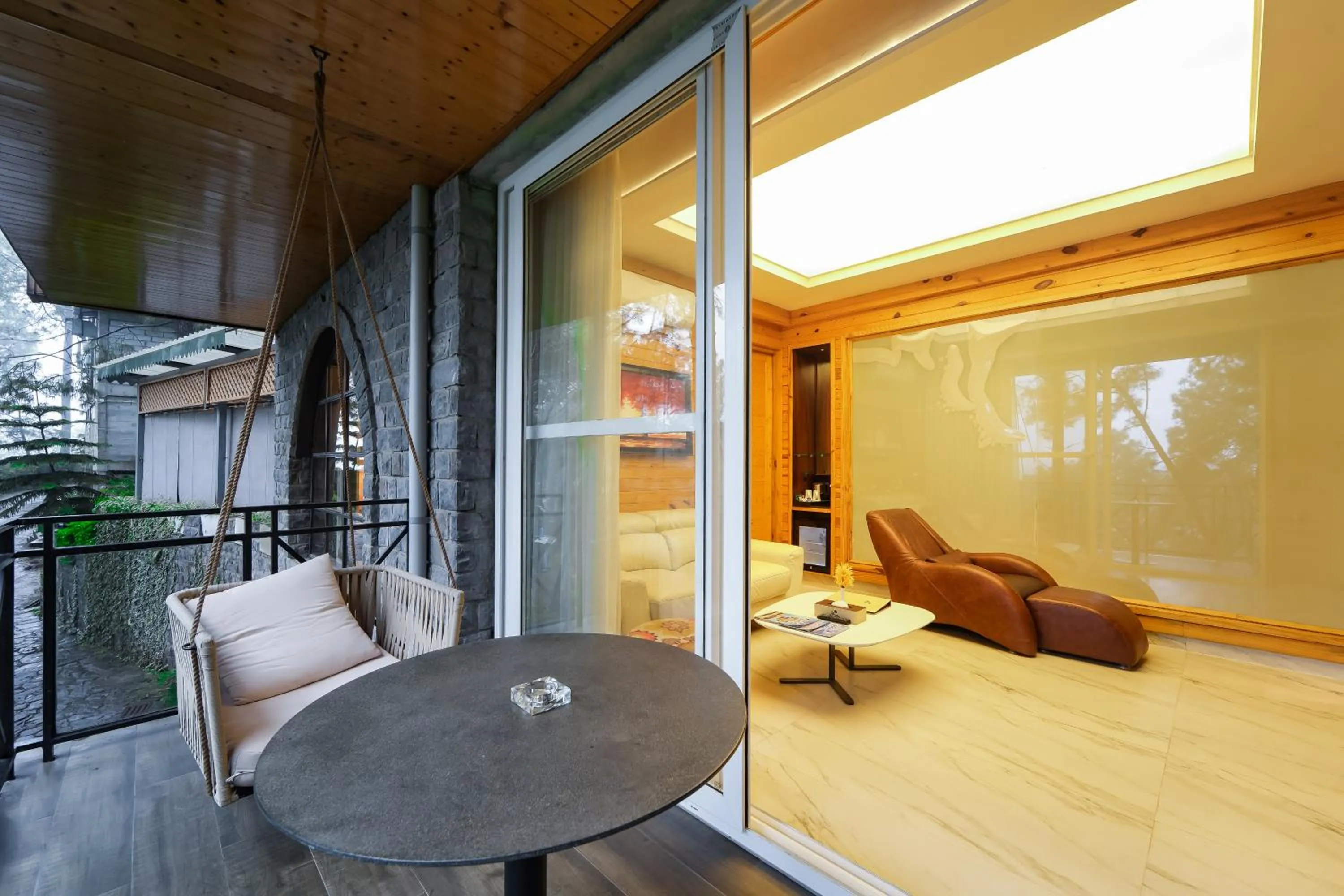 Balcony/Terrace in Kasauli Hills Resort