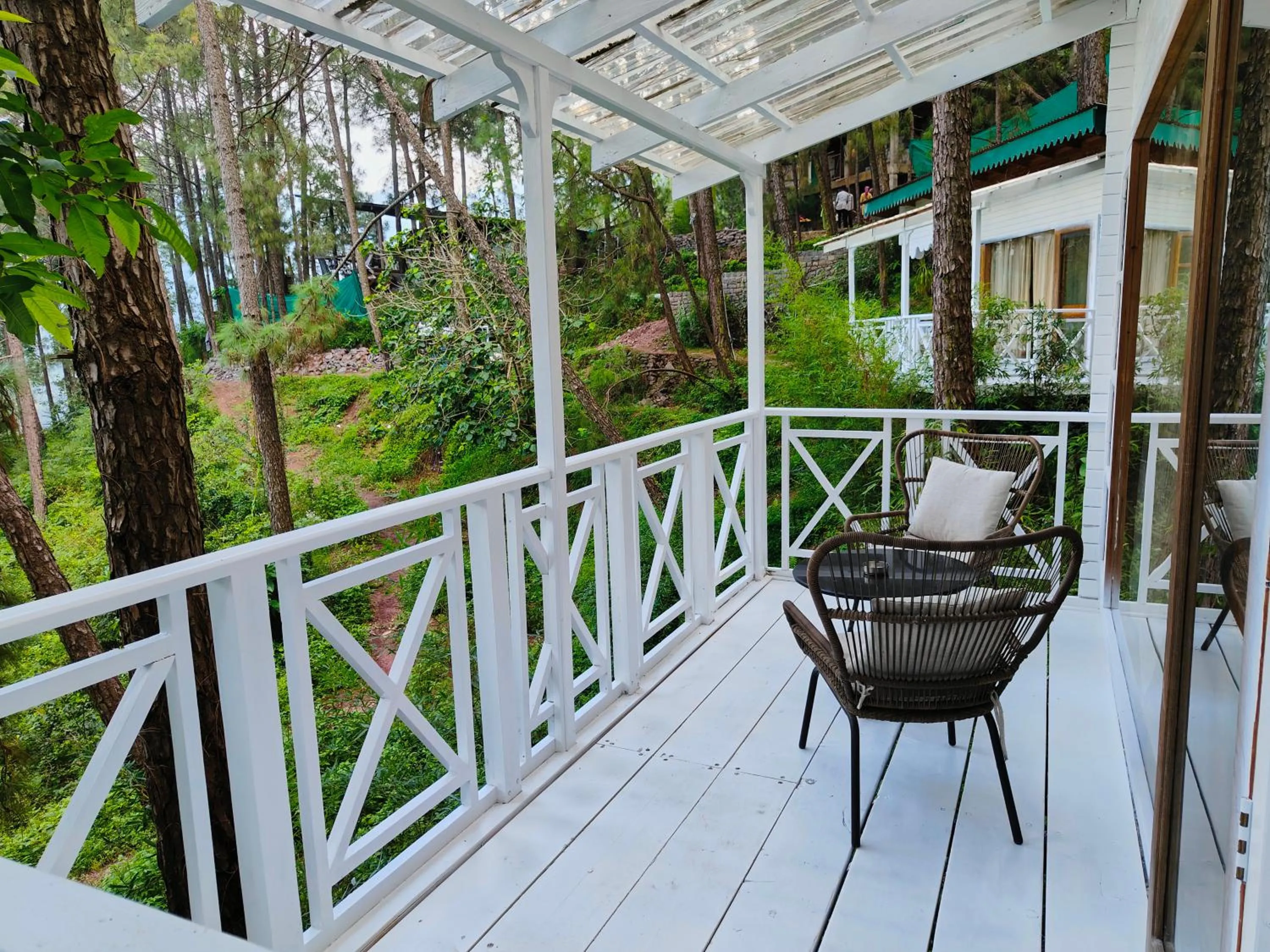 Balcony/Terrace in Kasauli Hills Resort