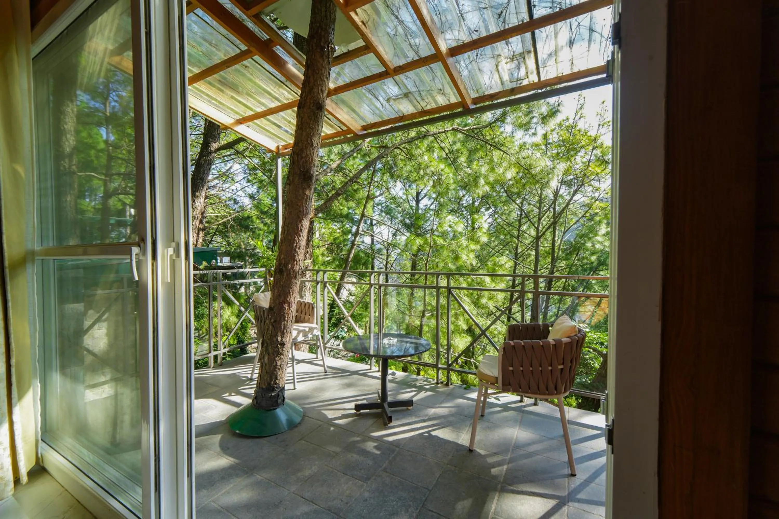 Balcony/Terrace in Kasauli Hills Resort