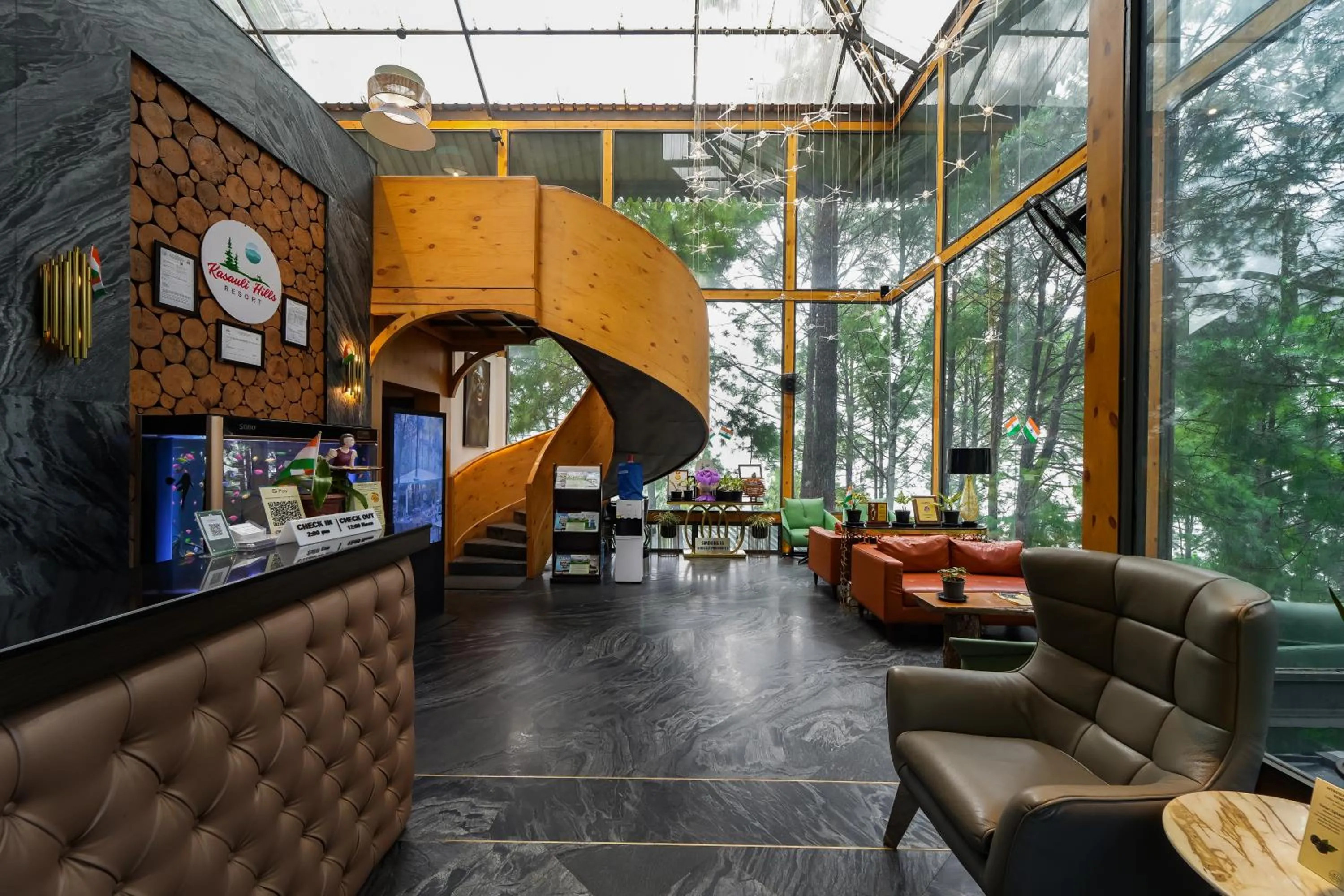 Lobby or reception in Kasauli Hills Resort