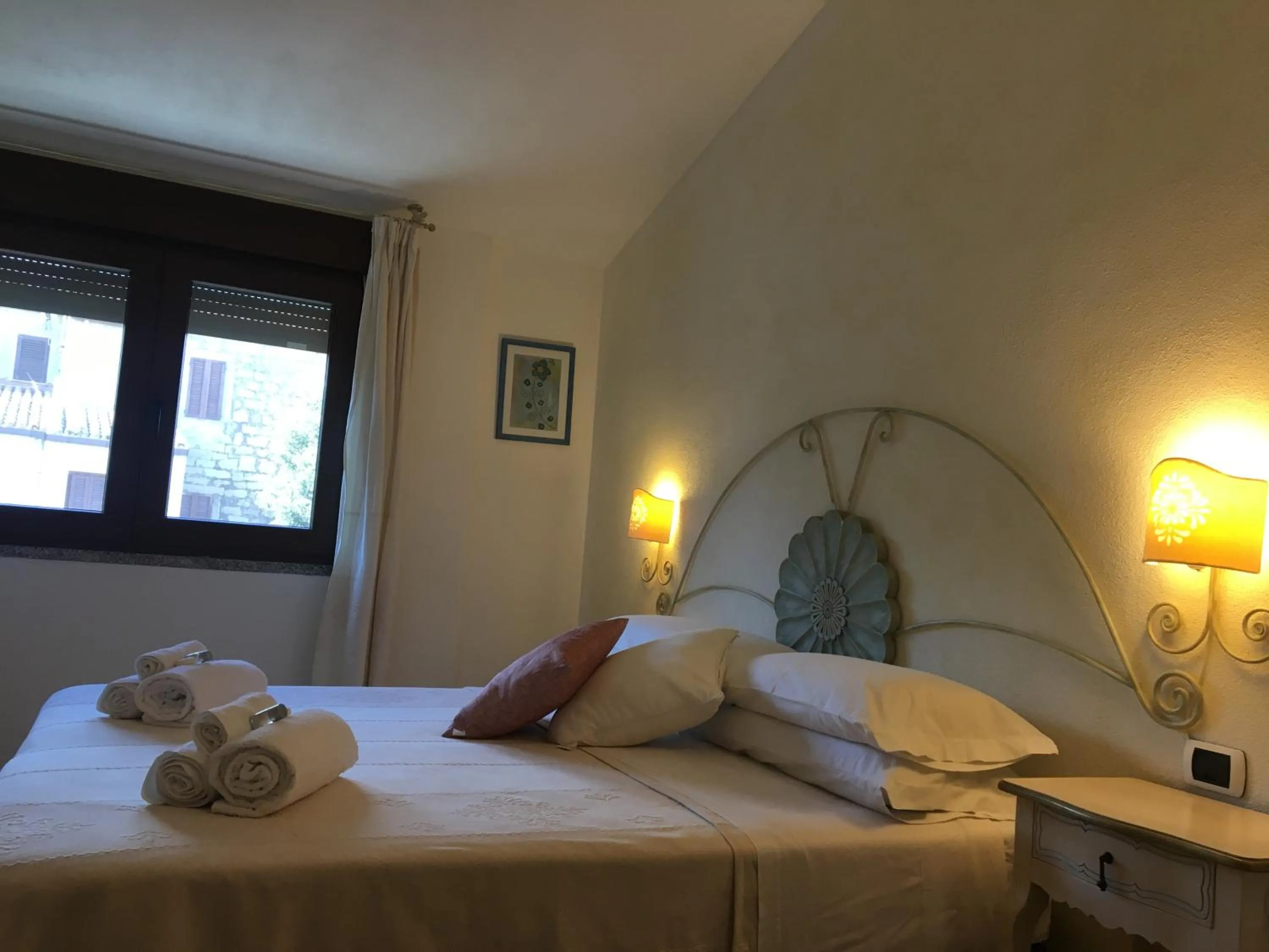 Bed in Hotel Sorgente