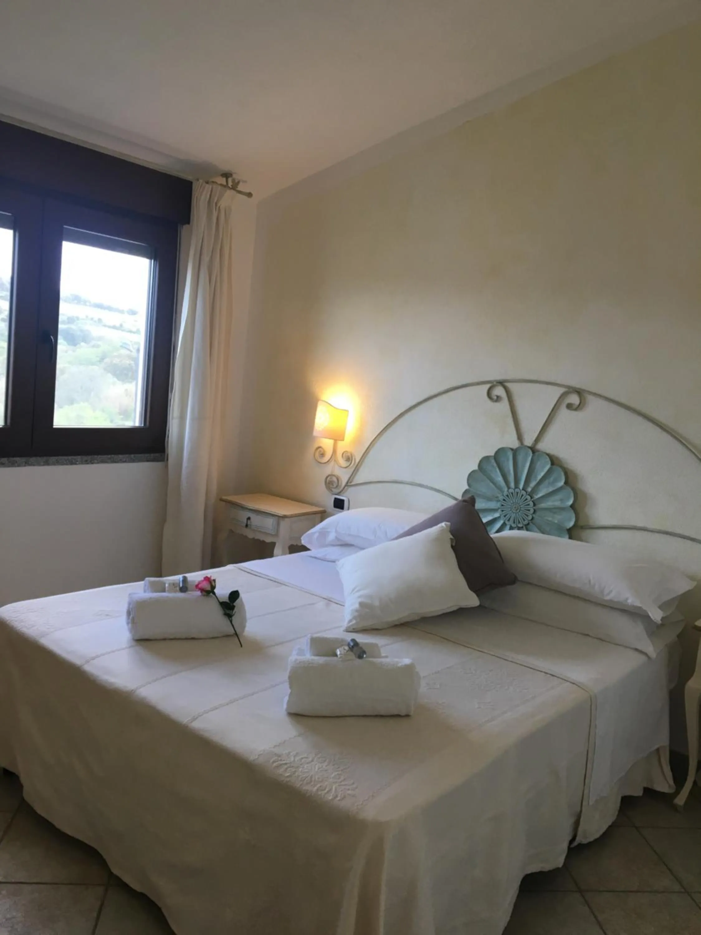 Bed in Hotel Sorgente