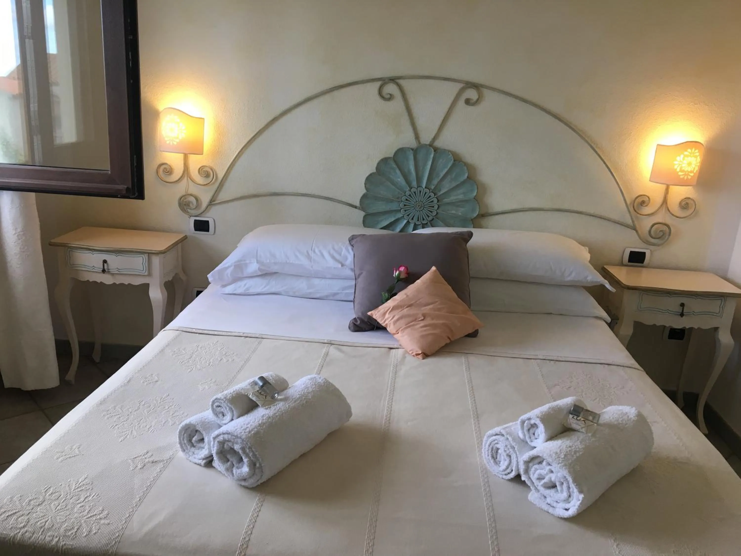 Bed in Hotel Sorgente